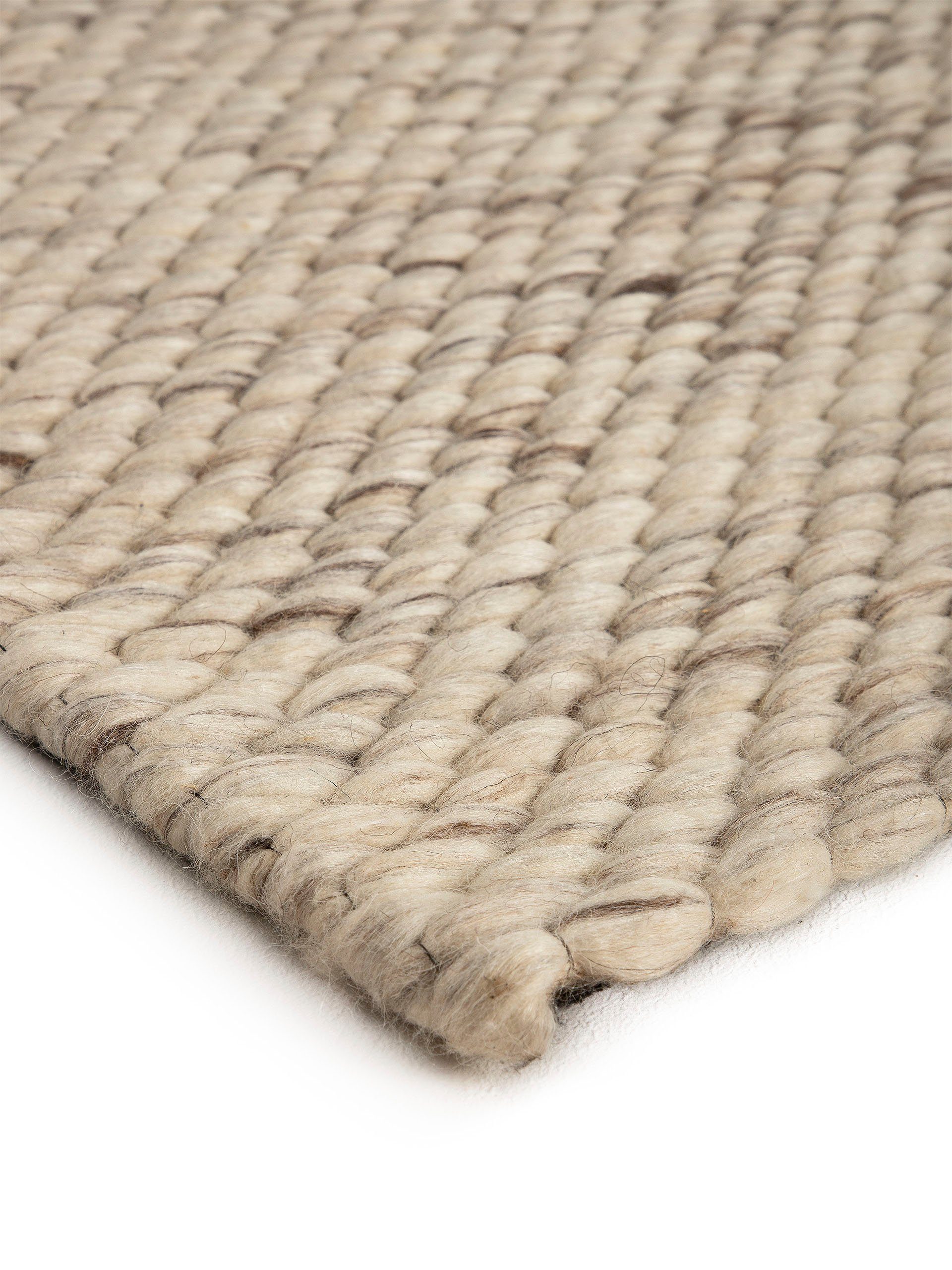 carpetfine Wollen kleed Sina Handgeweven tapijt, 100% wol, gemêleerd, handgeweven, zacht & knuffelig
