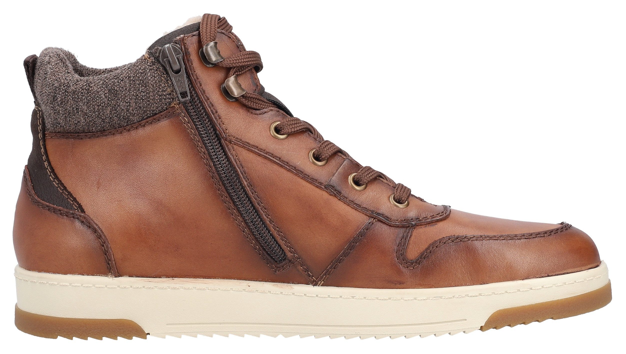 Rieker Winterlaarzen high top sneaker, veterschoenen met riekertex-membraan