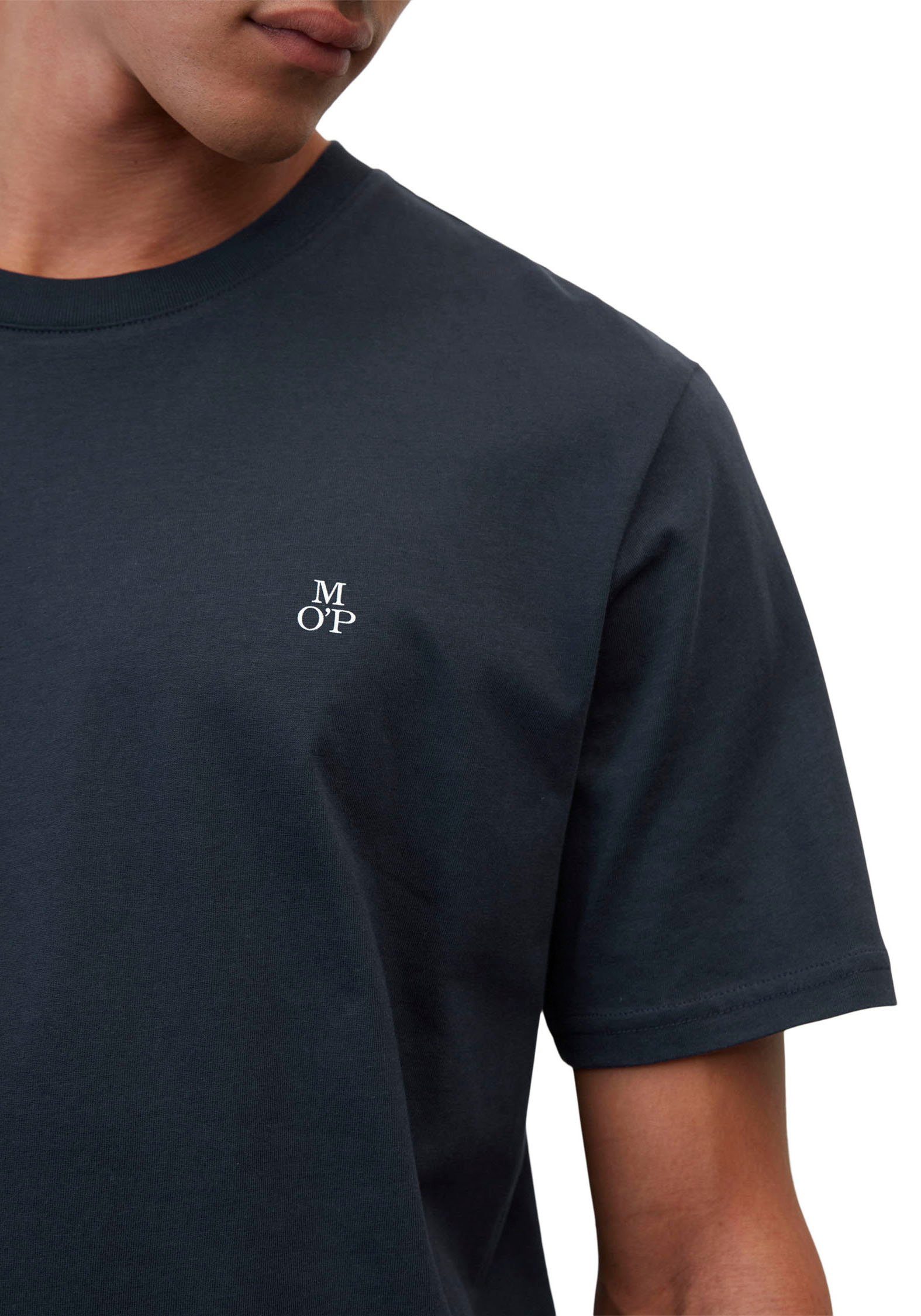 Marc O'Polo T-shirt Logo-T-shirt van bio-katoen