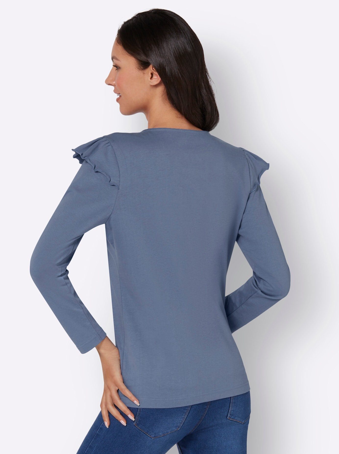 Classic Basics Shirt met lange mouwen (1-delig)