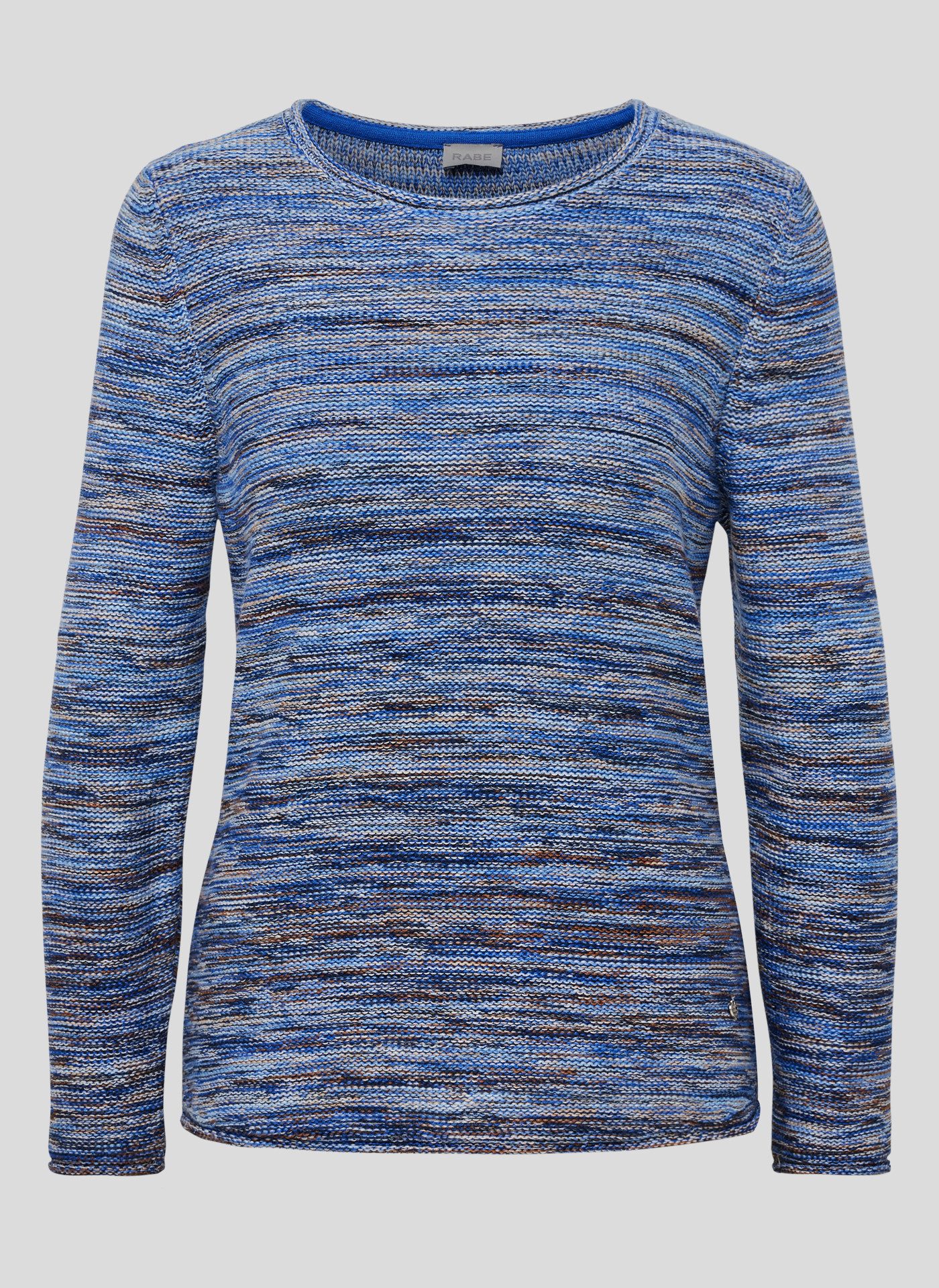 Rabe Gebreide trui in gemêleerde streep-look