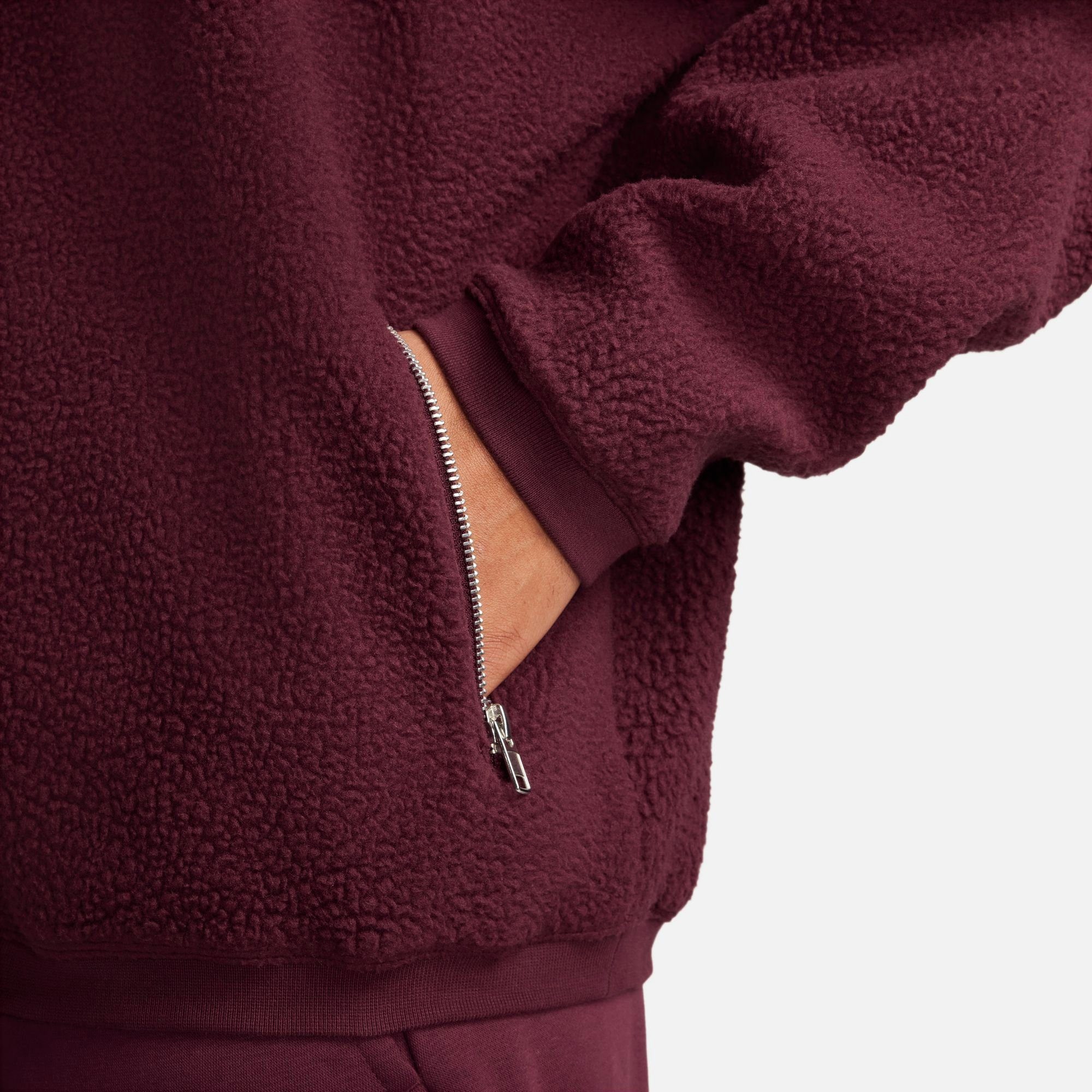 Nike Sportswear Sweatshirt CLUB FLEECE+ MEN'S SHERPA WINTERIZED CREW