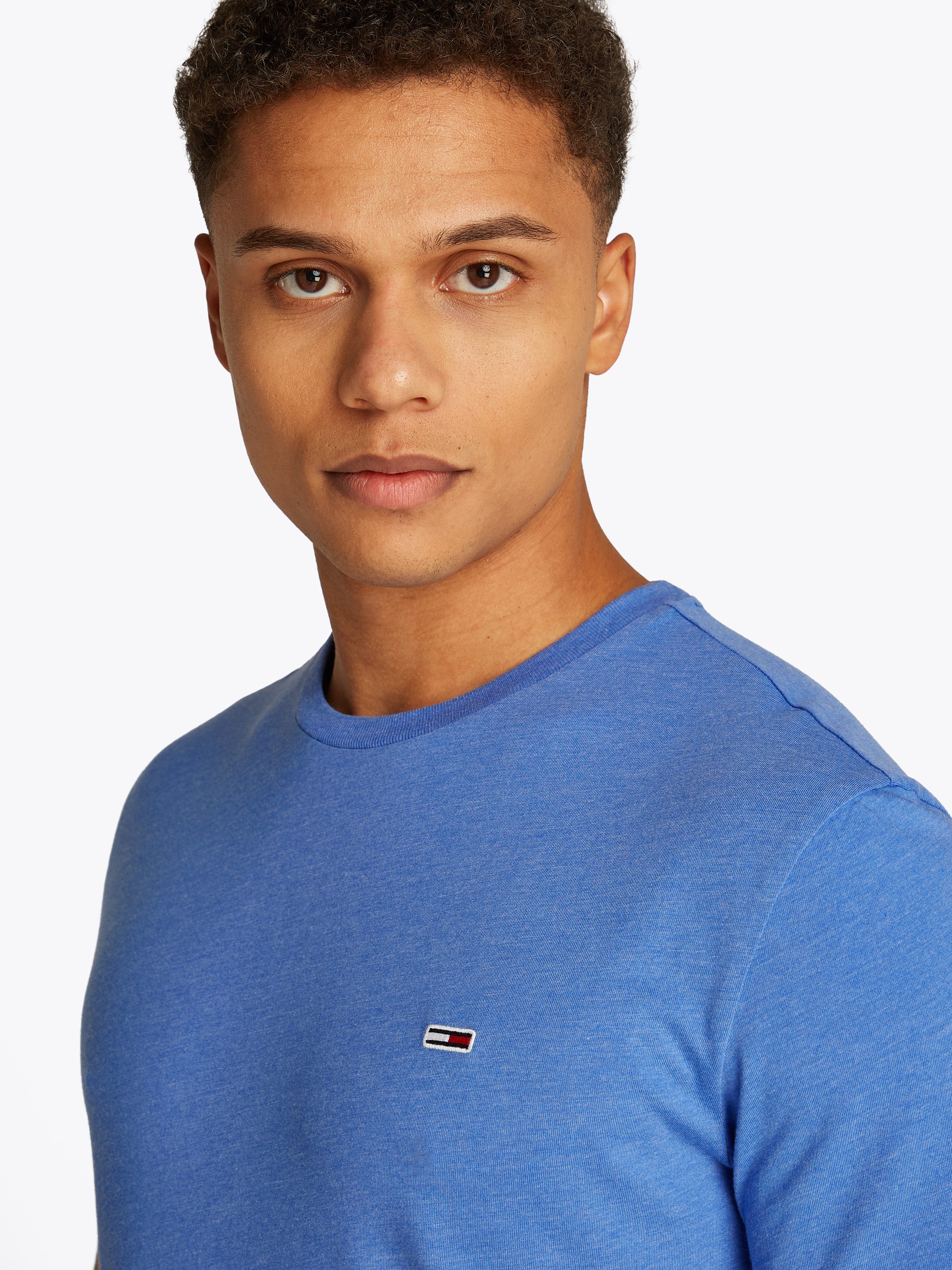 TOMMY JEANS T-shirt TJM XSLIM JASPE HTR TEE EXT