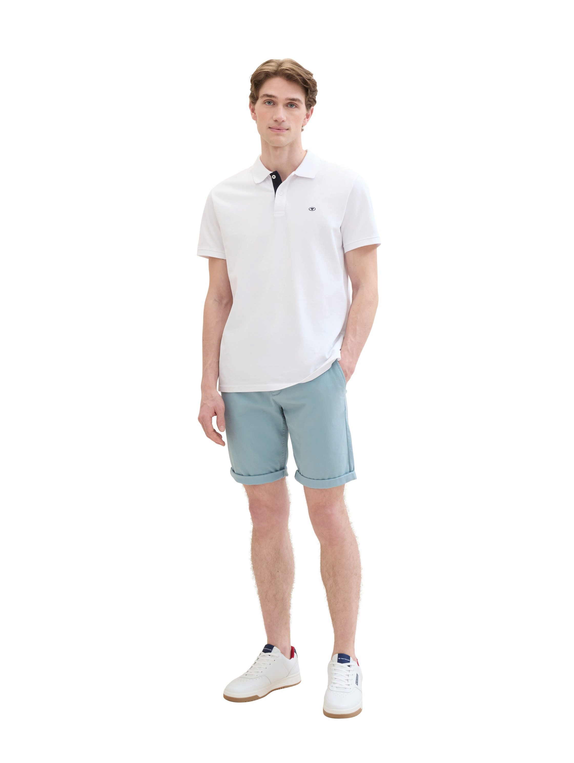Tom Tailor Bermuda met paspelzakje
