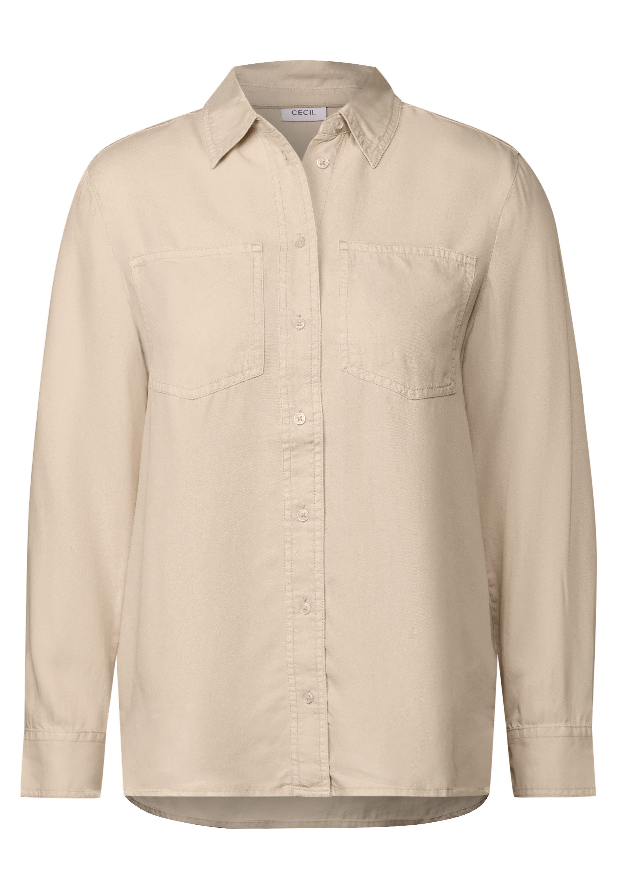 Cecil Blouse met lange mouwen met borstzakken