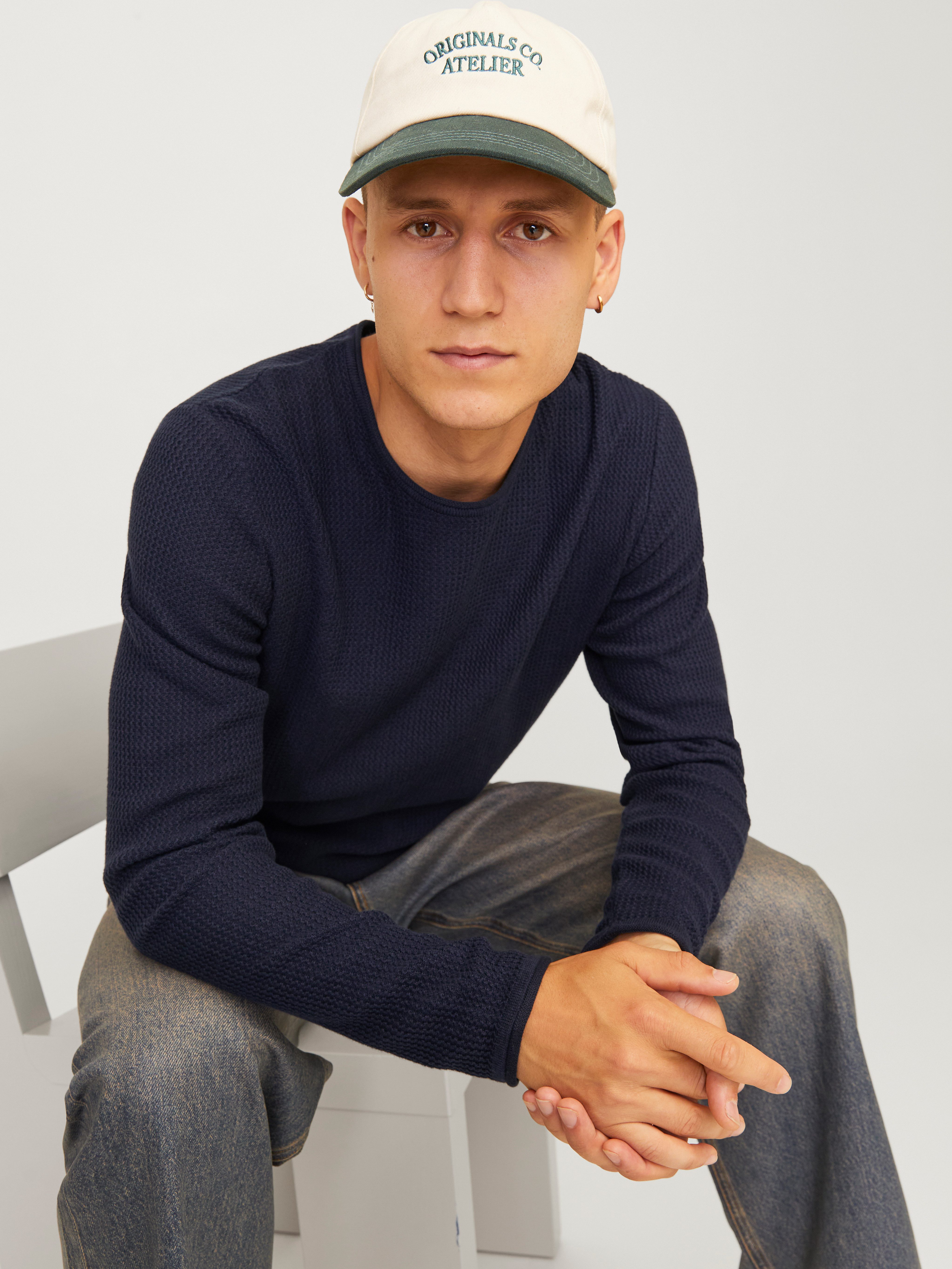 Jack & Jones Trui met ronde hals JJECOOPER KNIT CREW NECK NOOS