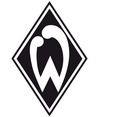 wall-art wandfolie voetbal werder bremen logo (1 stuk) zwart
