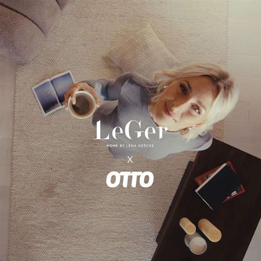 LeGer Home by Lena Gercke Wollen kleed Ainhoa, handgeweven, wol uni, wol, handgeweven vloerkleed, woonkamer, slaapkamer, eetkamer