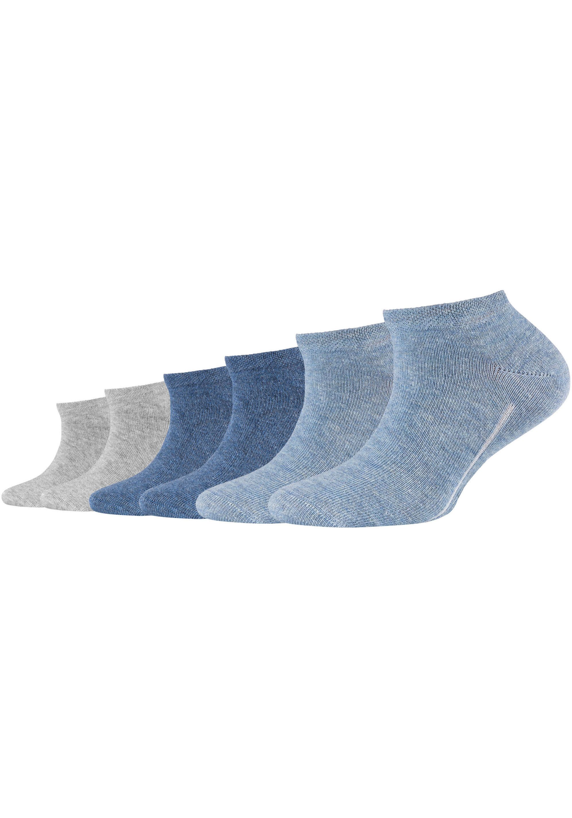 Camano Sneakersokken CA-Soft met hoogwaardig katoengehalte (Set van 6)