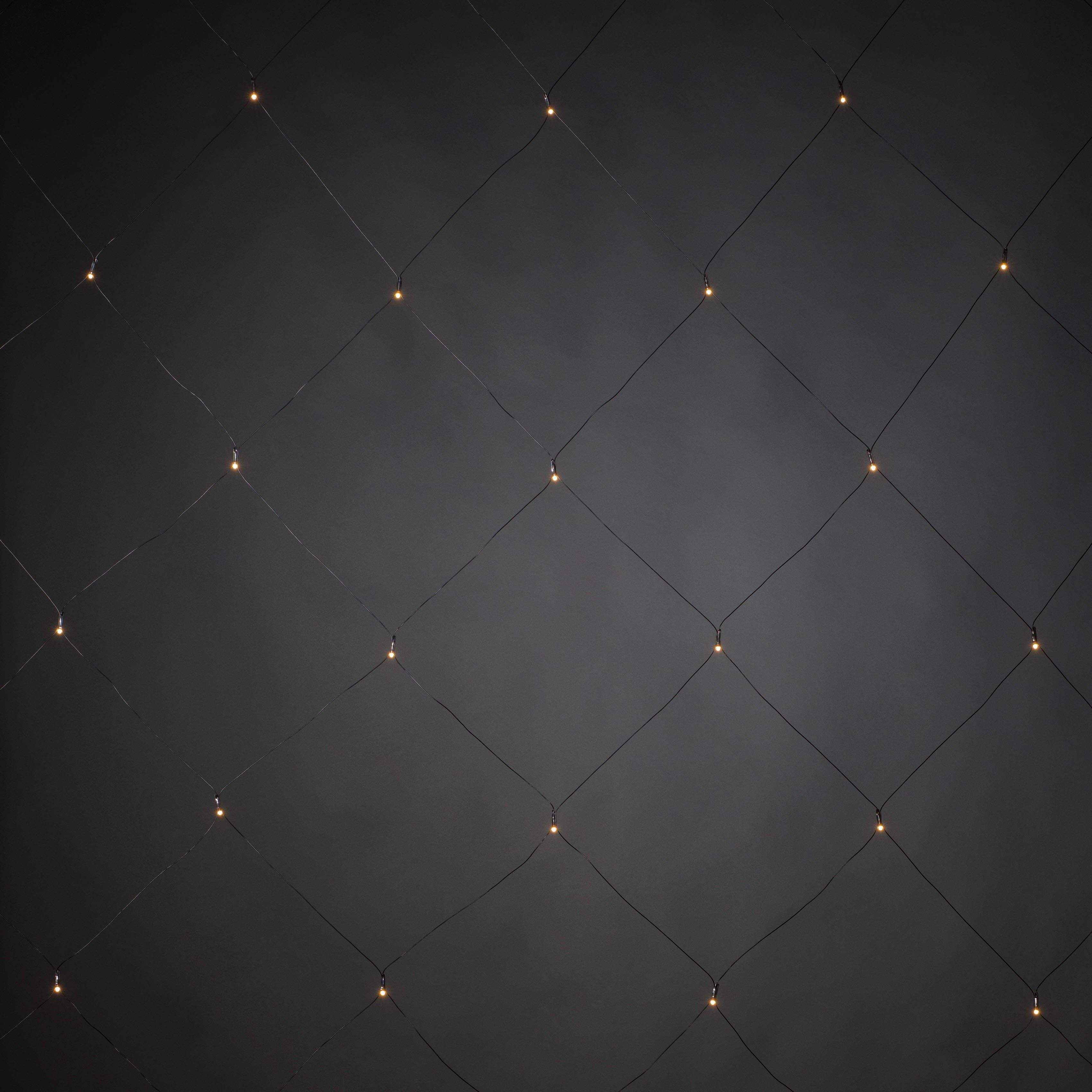 KONSTSMIDE Led-lichtnet Kerstversiering buiten Micro led lichtnet, frozen, 32 warmwitte dioden (1 stuk)