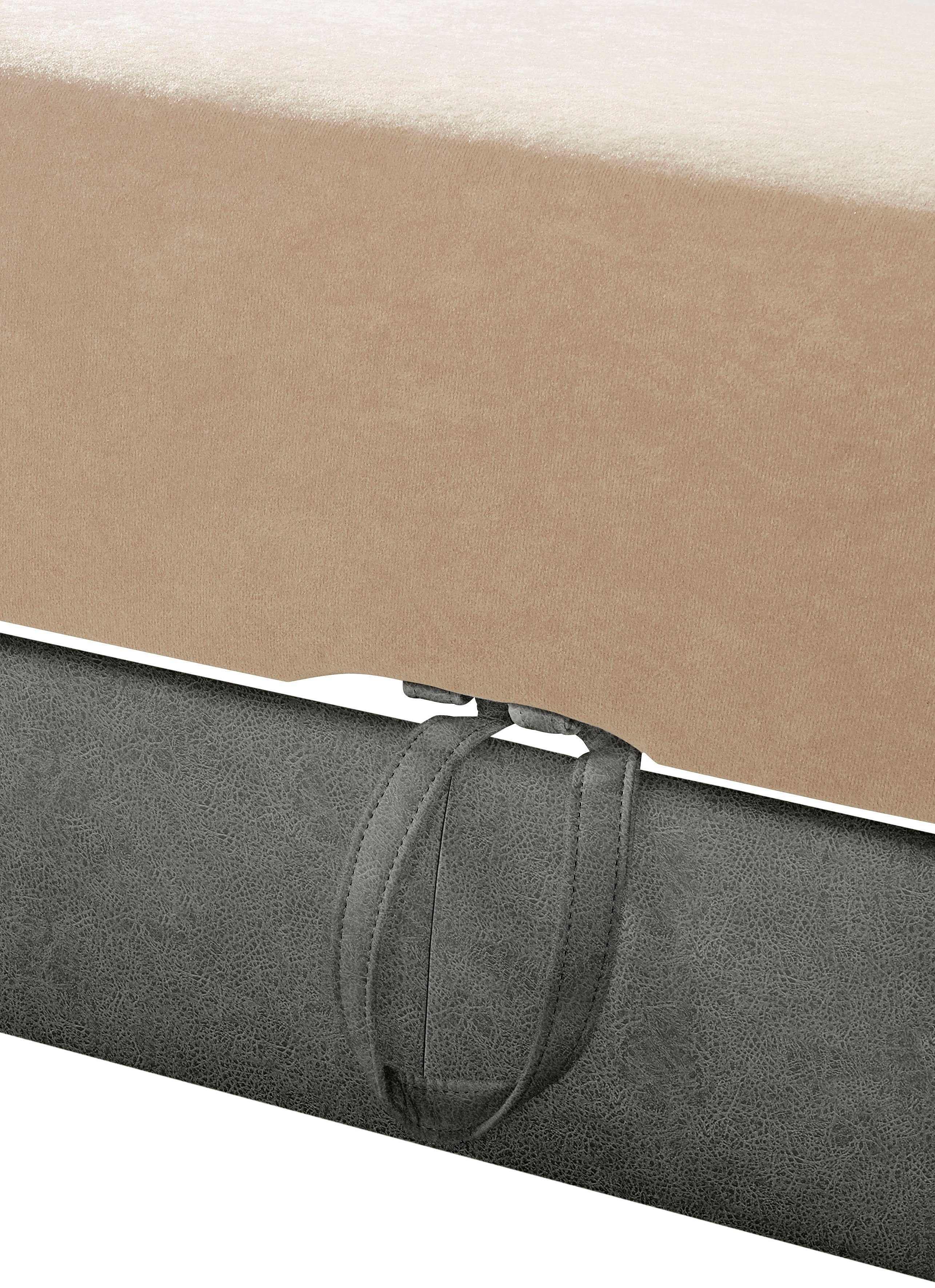 exxpo - sofa fashion Hoekbank Elio, compact en comfortabel, handig en tijdloos design, L-vorm