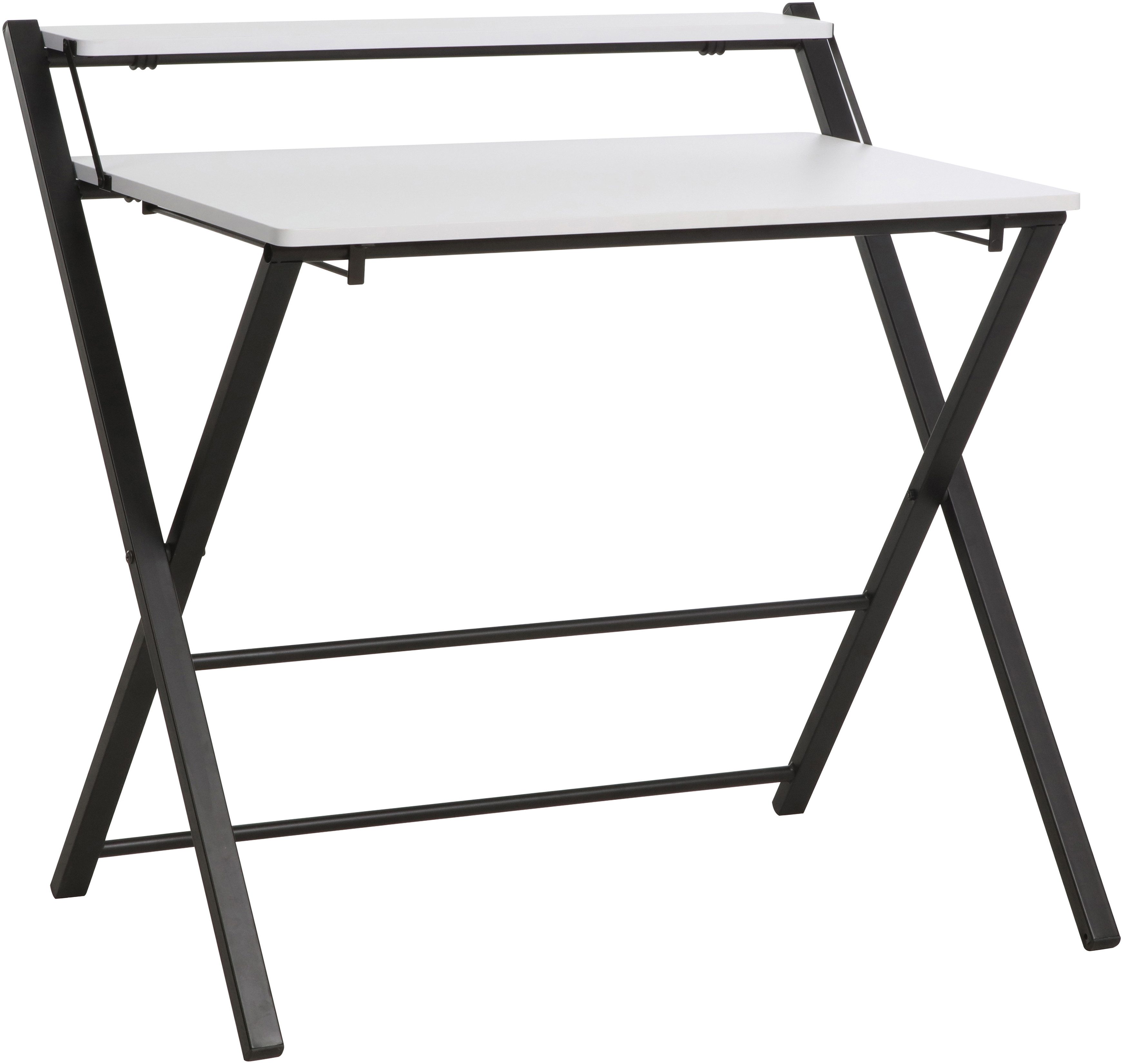 INOSIGN Pc-bureau SULBY, laptoptafel, bureau, met planchet, Metalen frame, opvouwbaar,...