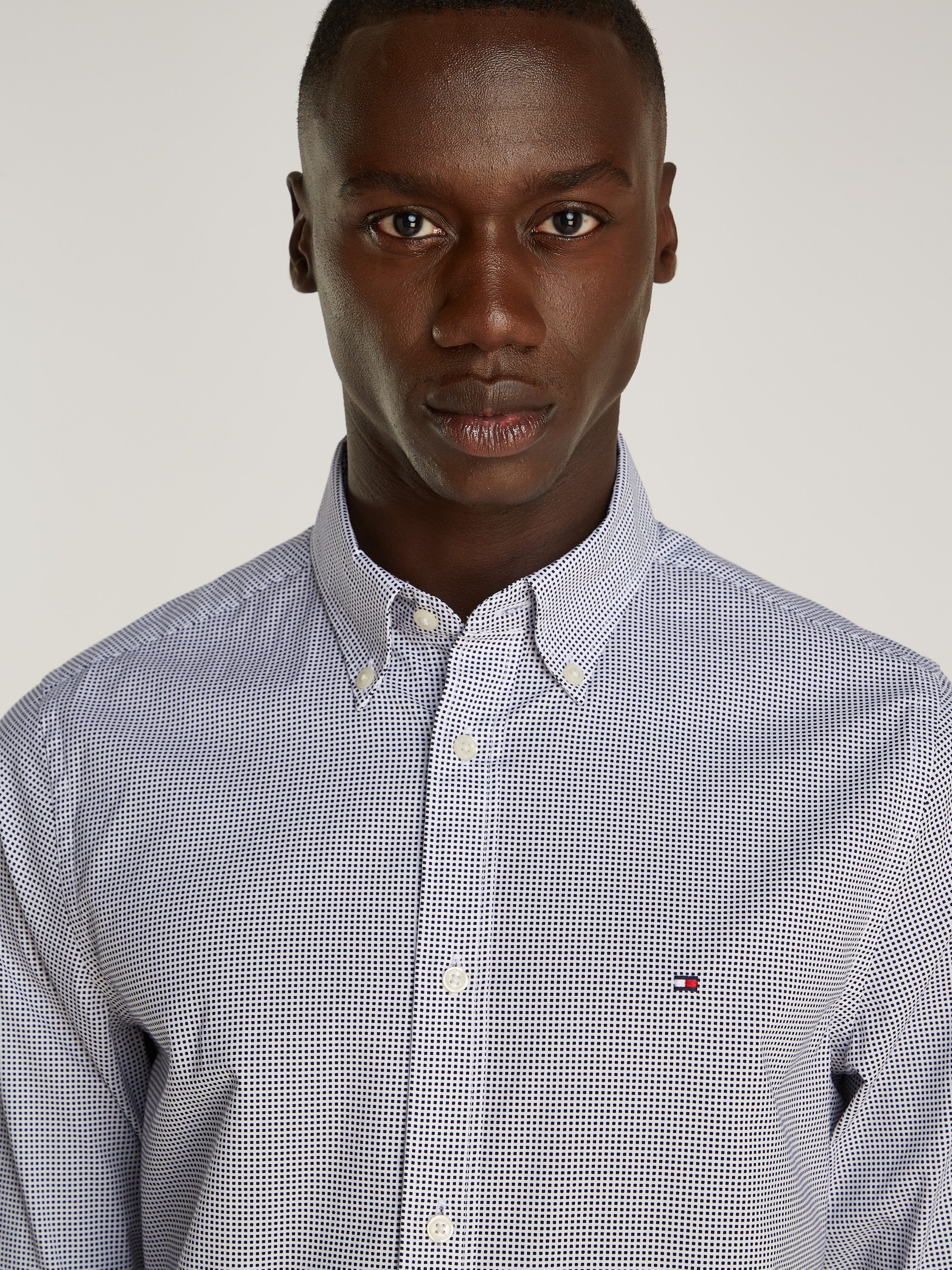 Tommy Hilfiger Businessoverhemd MICRO PRINT SF SHIRT