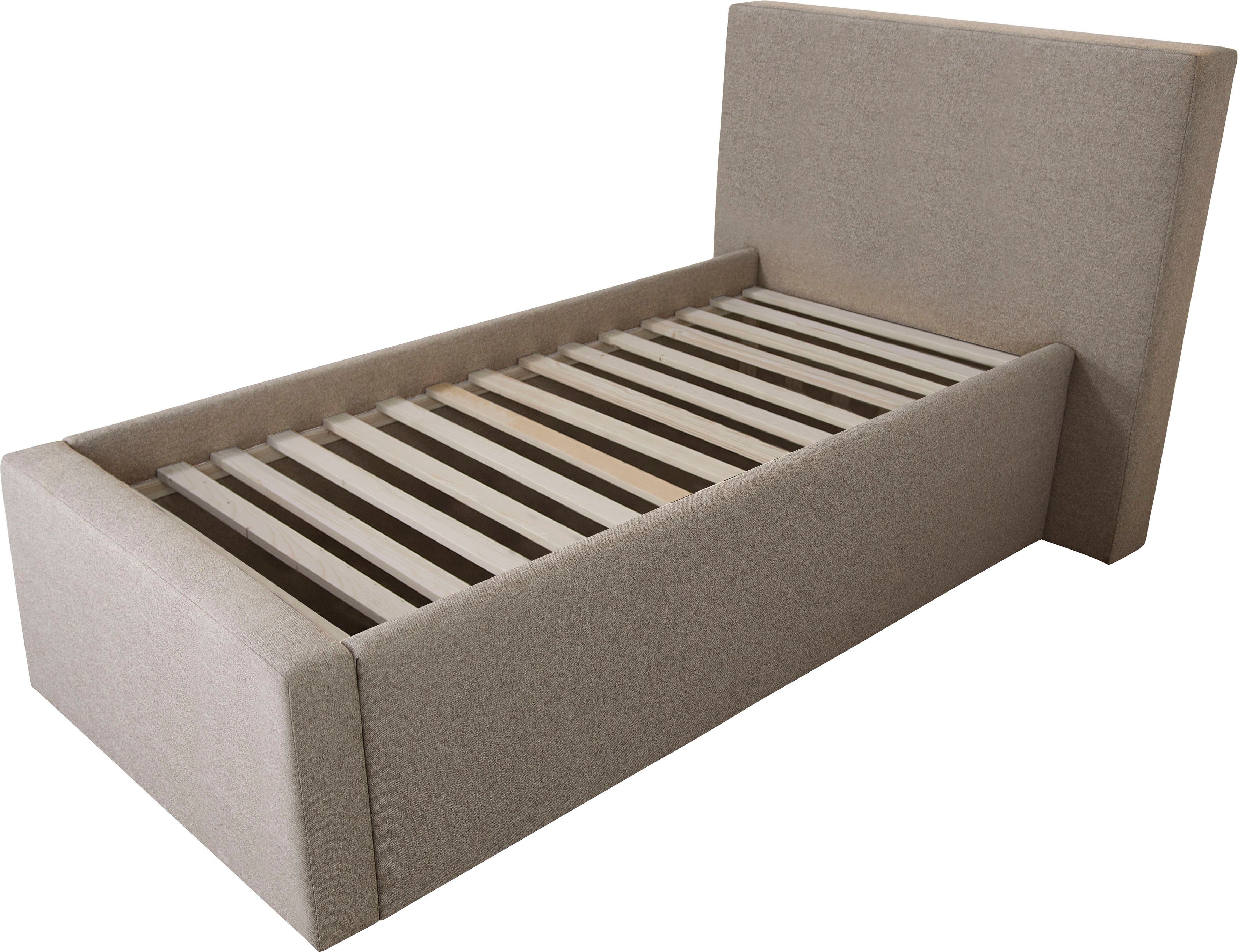 INOSIGN Gestoffeerd bed DALINA rechtlijnig hoofdbord, in 5 breedten, ook in 220 cm lengte