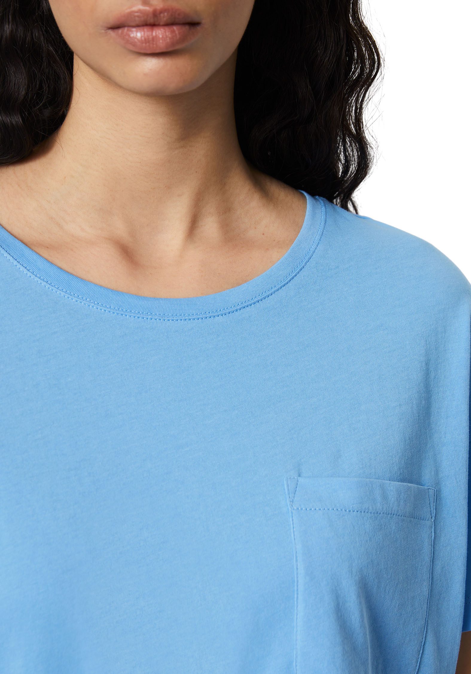 Marc O'Polo DENIM T-shirt eenvoudig ontwerp borstzak