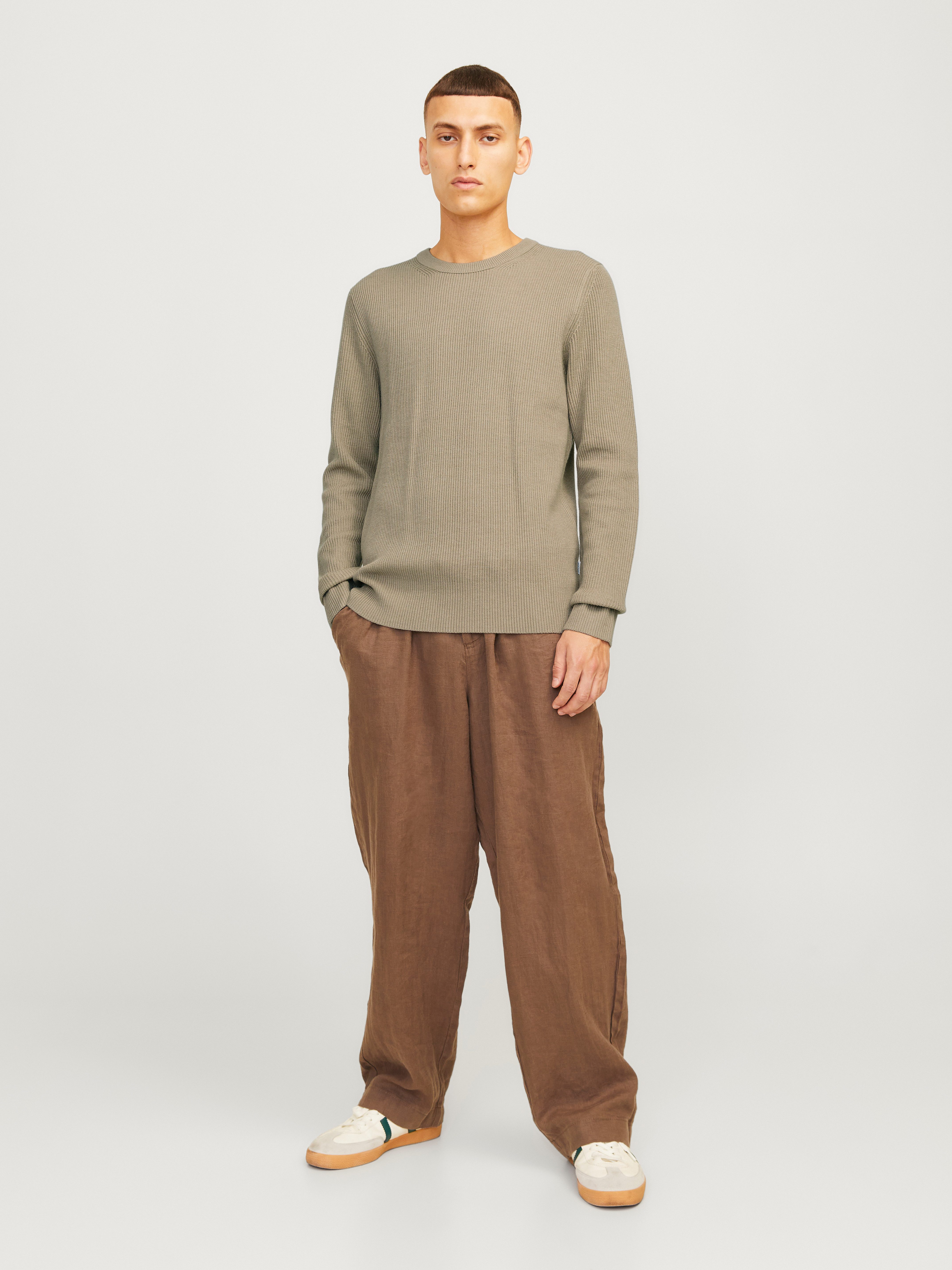 Jack & Jones Trui met ronde hals JJEPERFECT KNIT CREW NECK SN