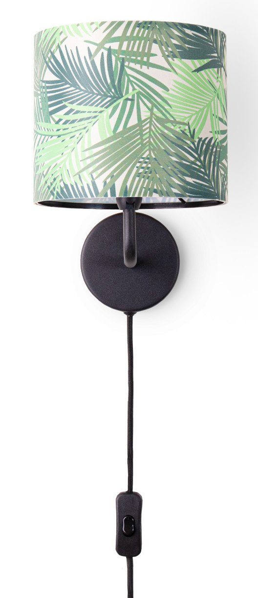 Paco Home Wandlamp Oostende 534 Woonkamerlamp lampenkap slaapkamer kantoor lamp jungle palm