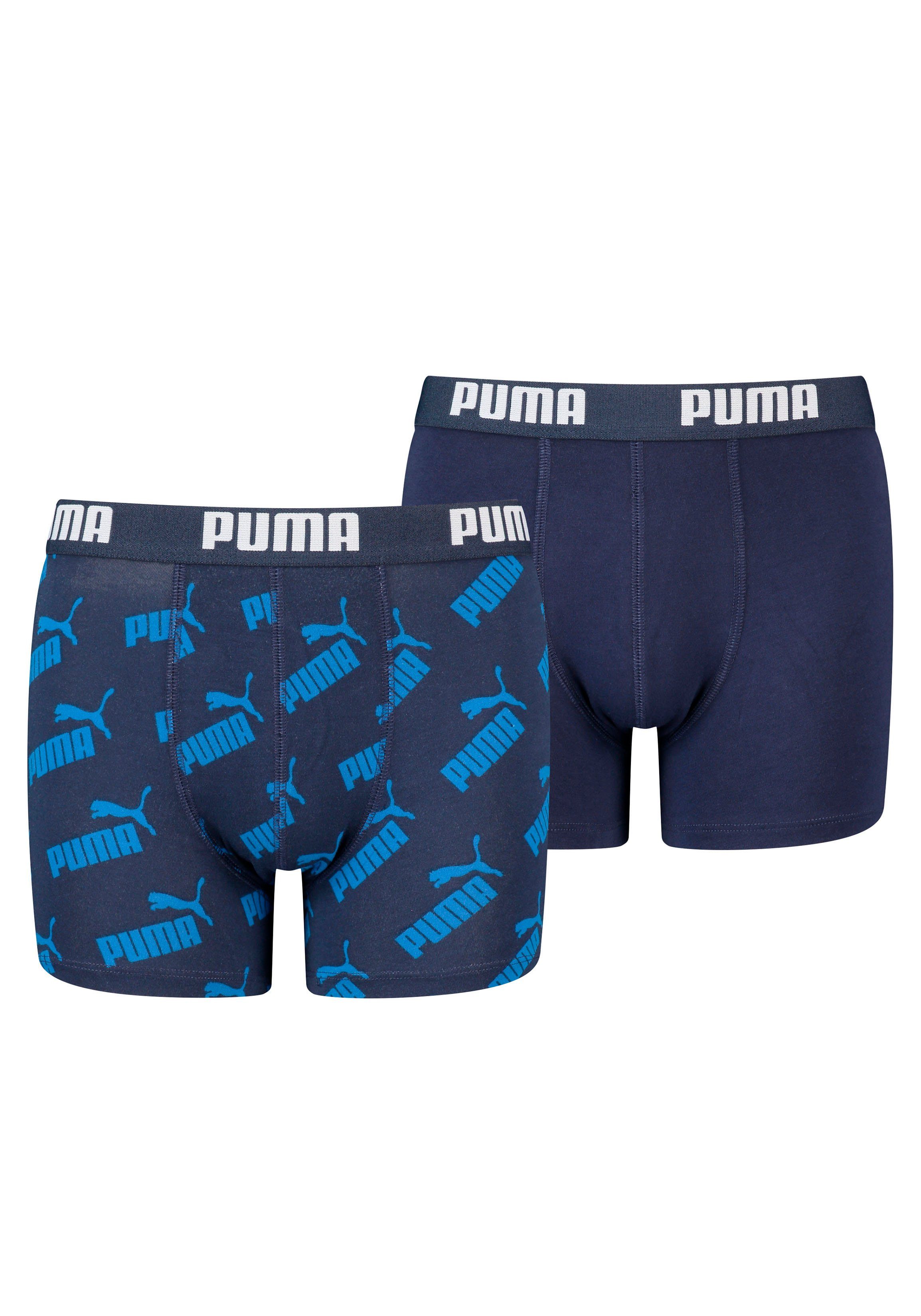 PUMA Boxershort met brede logoband (2 stuks, Set van 2)