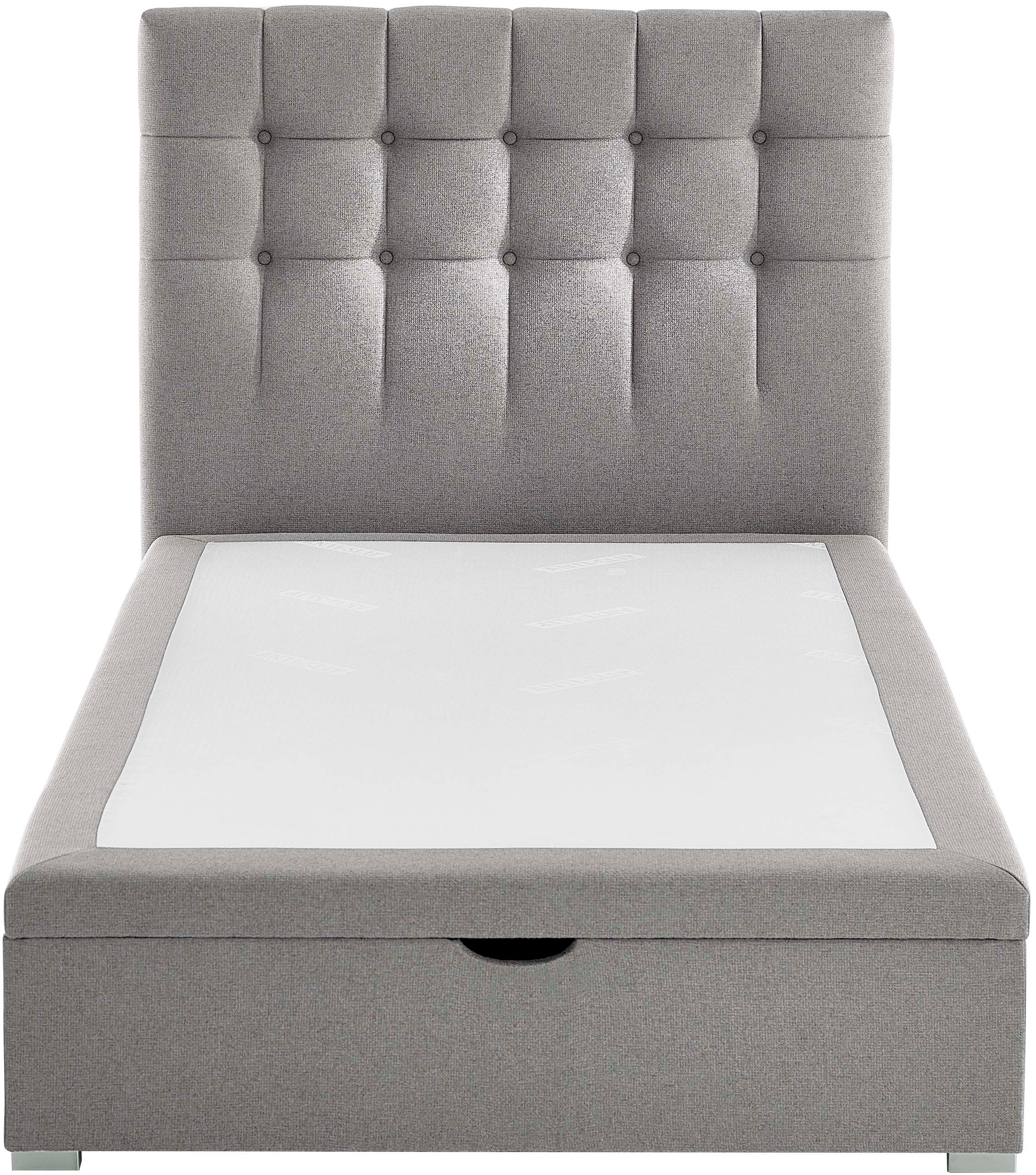 ATLANTIC home collection Boxspring Riona, uitbreidbaar naar een dubbel- en familiebad keuze uit 120x200cm pocketveringmatras of zonder matras