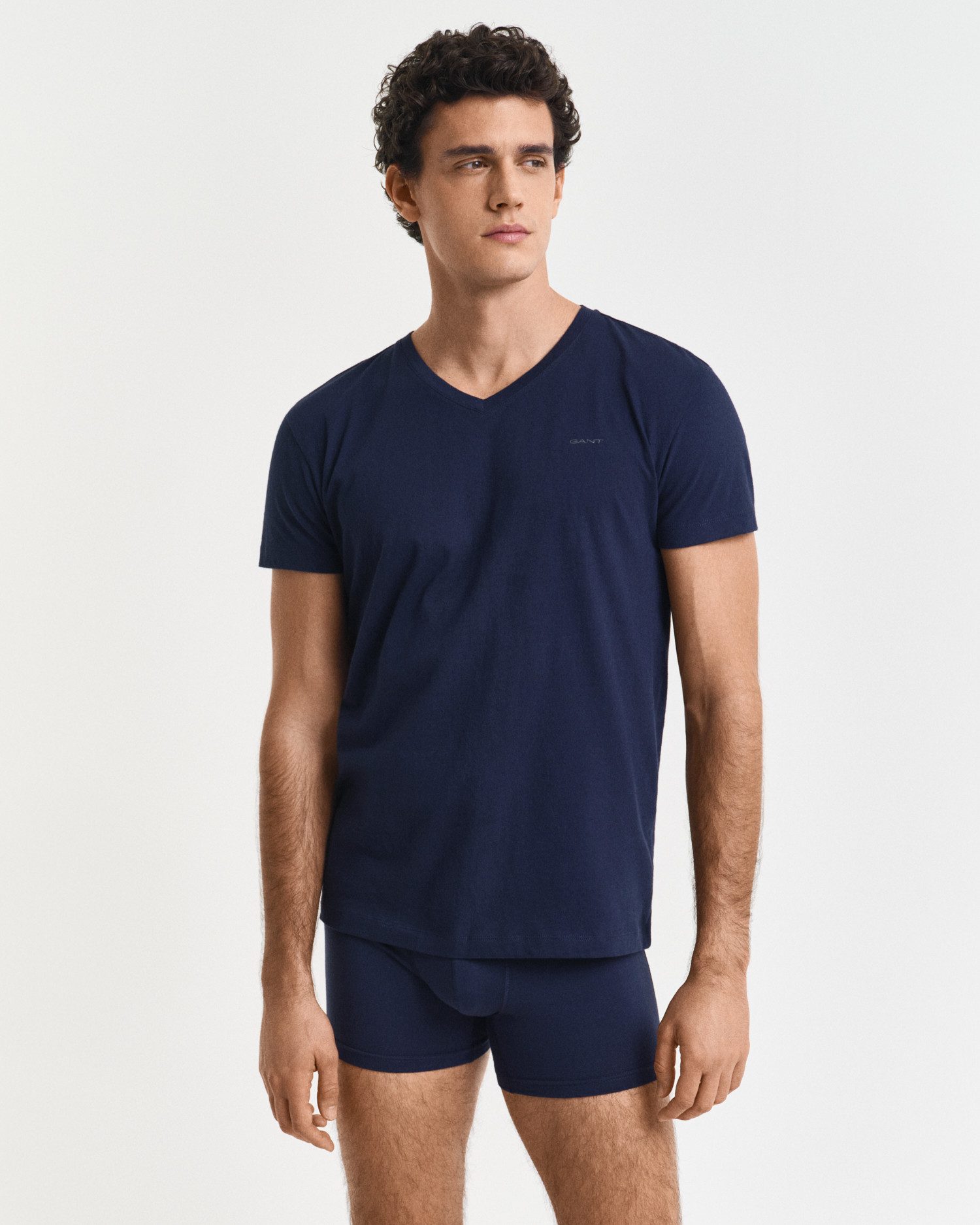 Gant Shirt met korte mouwen V-NECK T-SHIRT 2-PACK