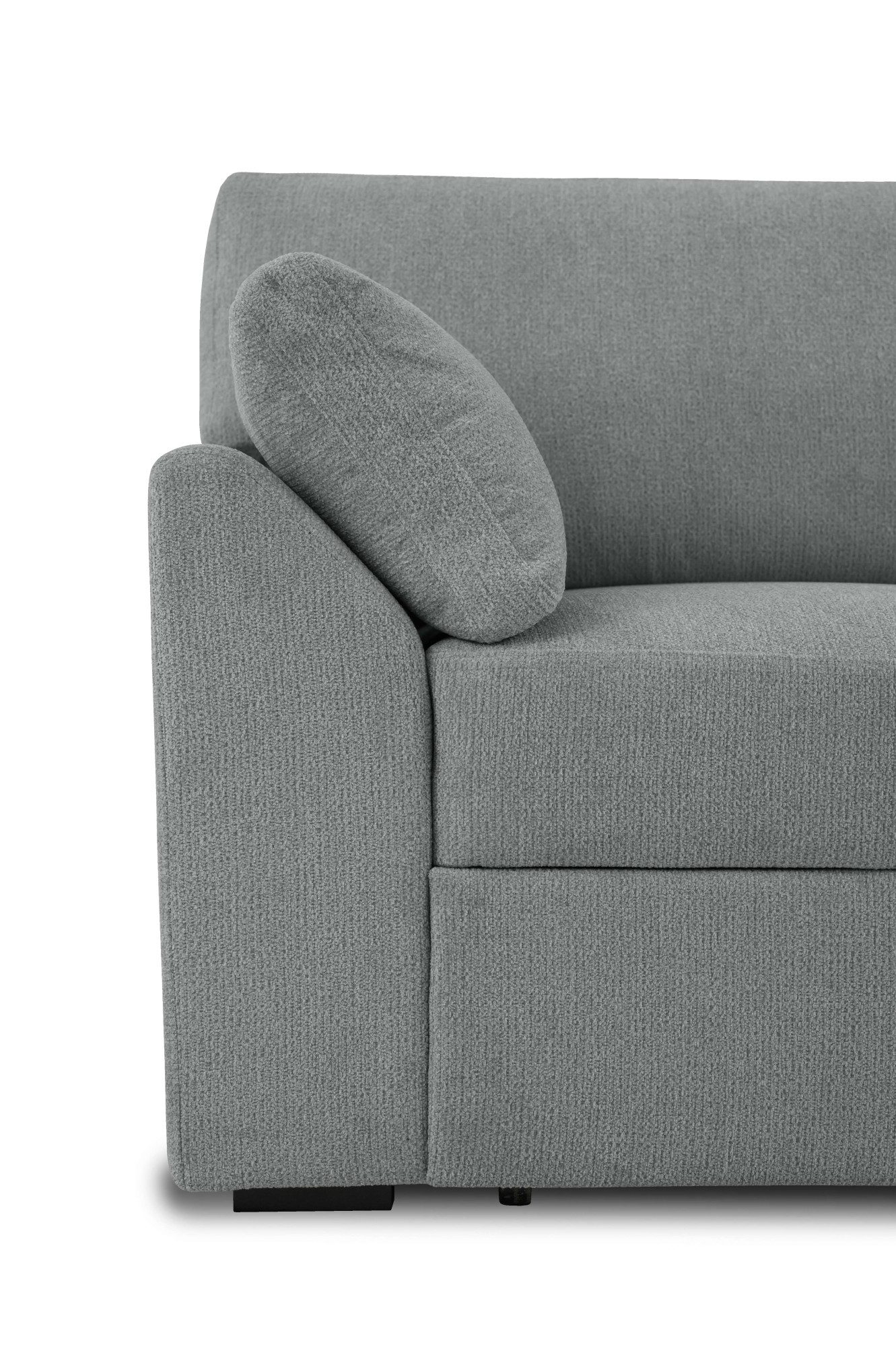 Home affaire 3-zitsbank Citry Breedte 233 cm, chenille, met bedfunctie, ligoppervlak 144x190 cm