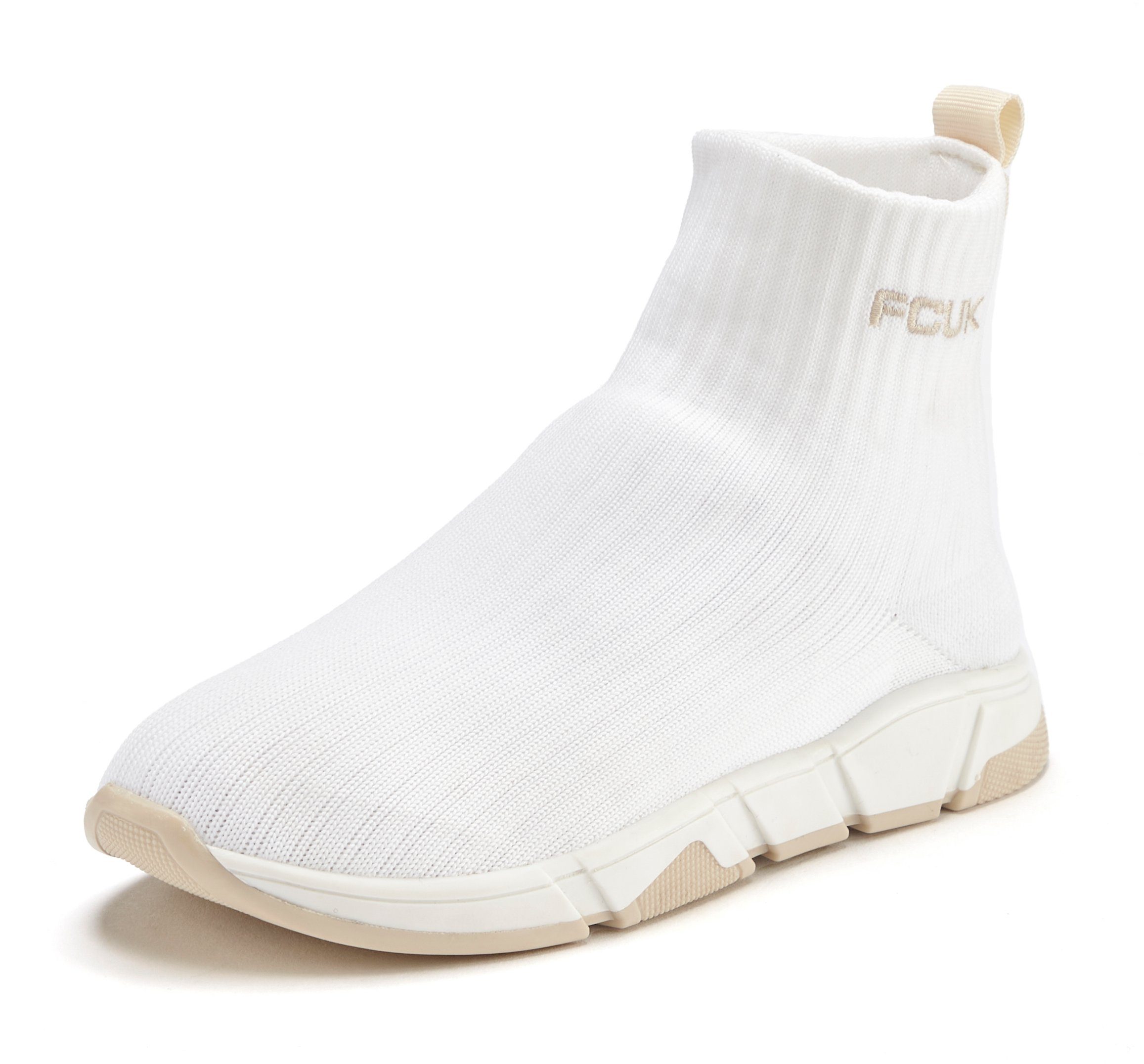 FCUK Sneakers Sock Boot, Vrijetijdsschoen, sok sneaker, high top sneaker, enkellaars, lage schoen
