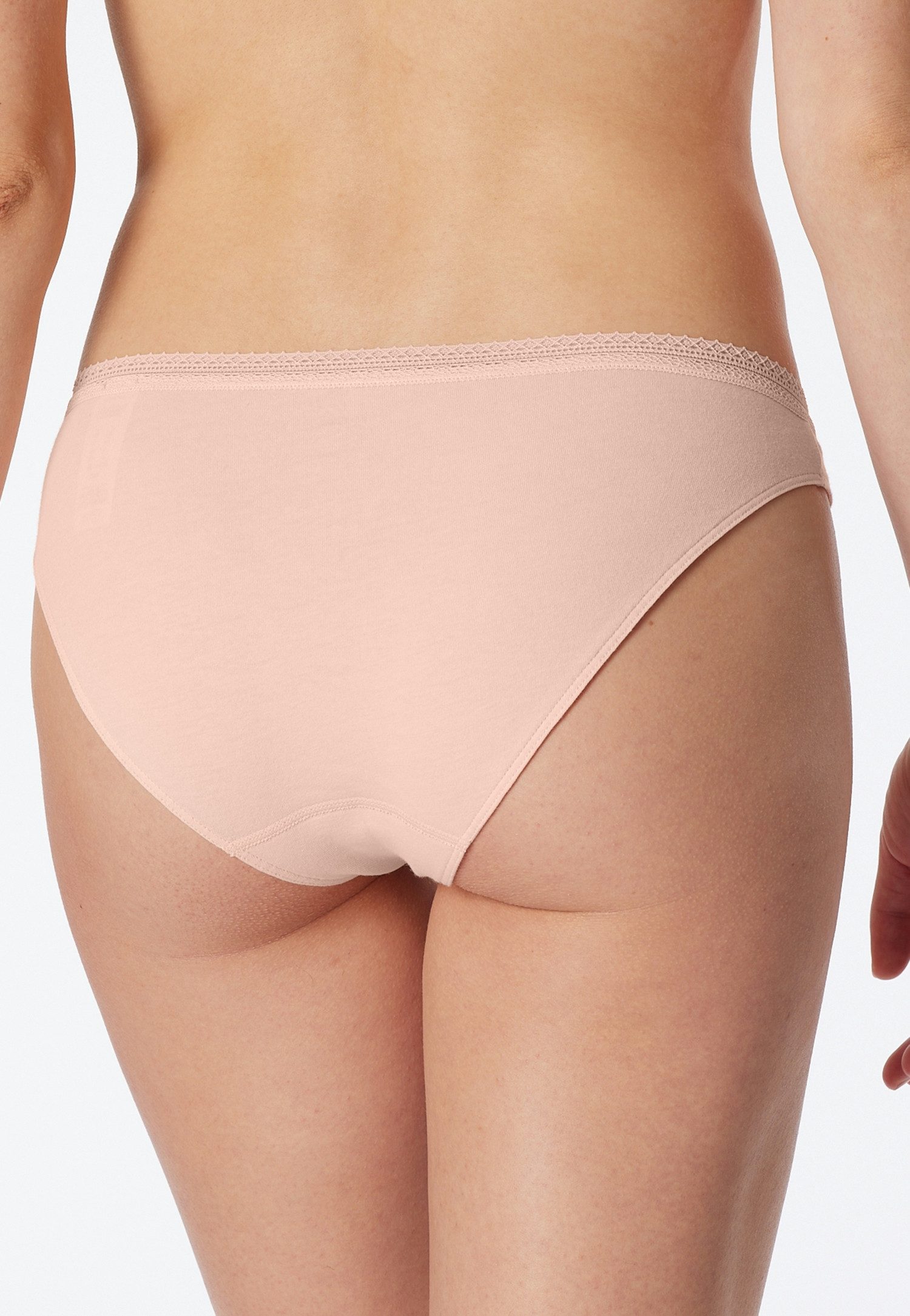 Schiesser Rio-slip Cotton Lace met feminin kantband aan de taille (2 stuks, Set van 2)