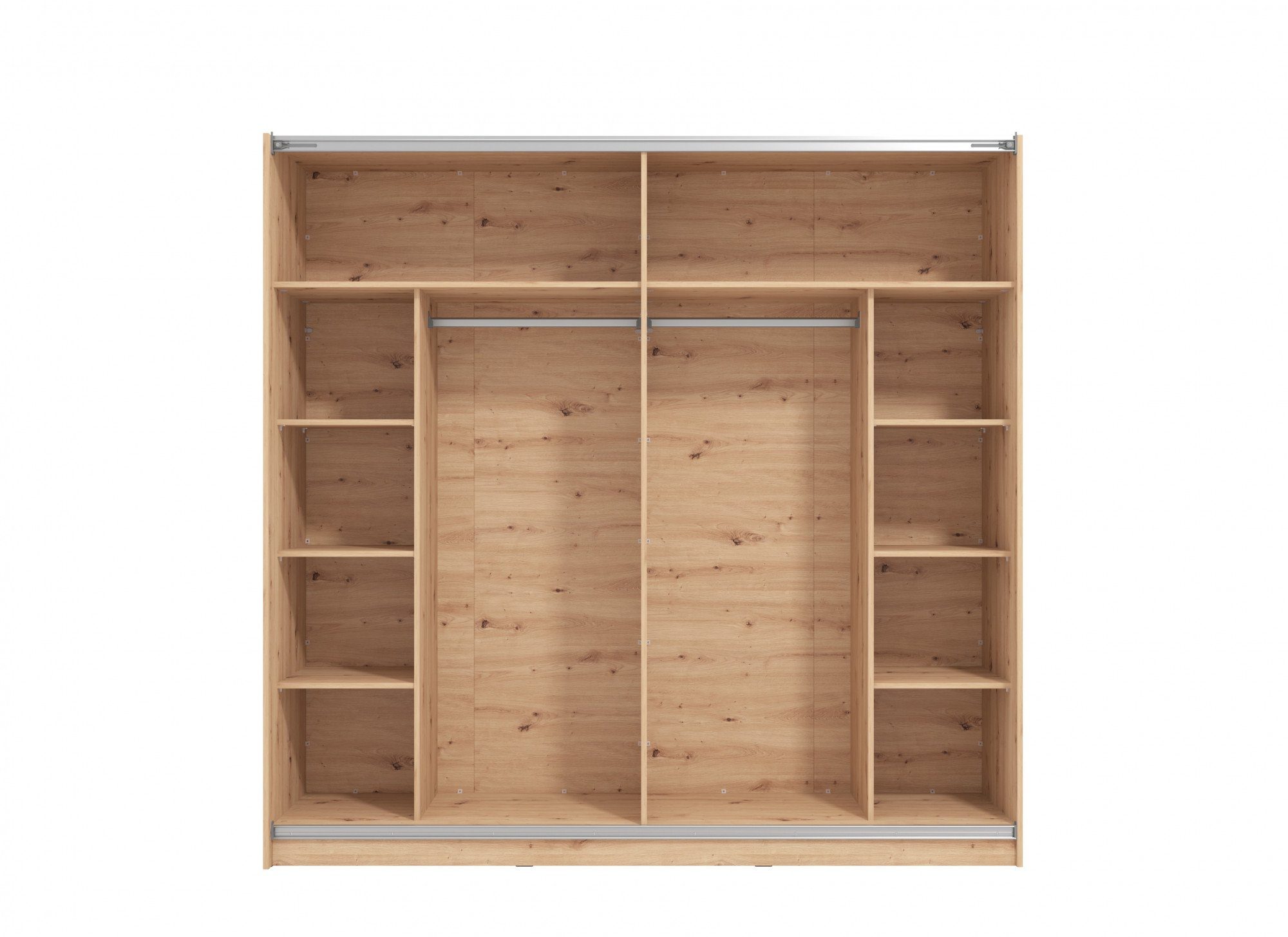 INOSIGN Zweefdeurkast Sierra kledingkast met spiegel linnenkast garderobe Topseller INCLUSIEF interne indeling, FSC®-gecertificeerd, OTTOs Choice
