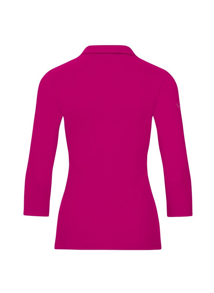 Trigema Poloshirt TRIGEMA poloshirt met kristallen (1-delig)