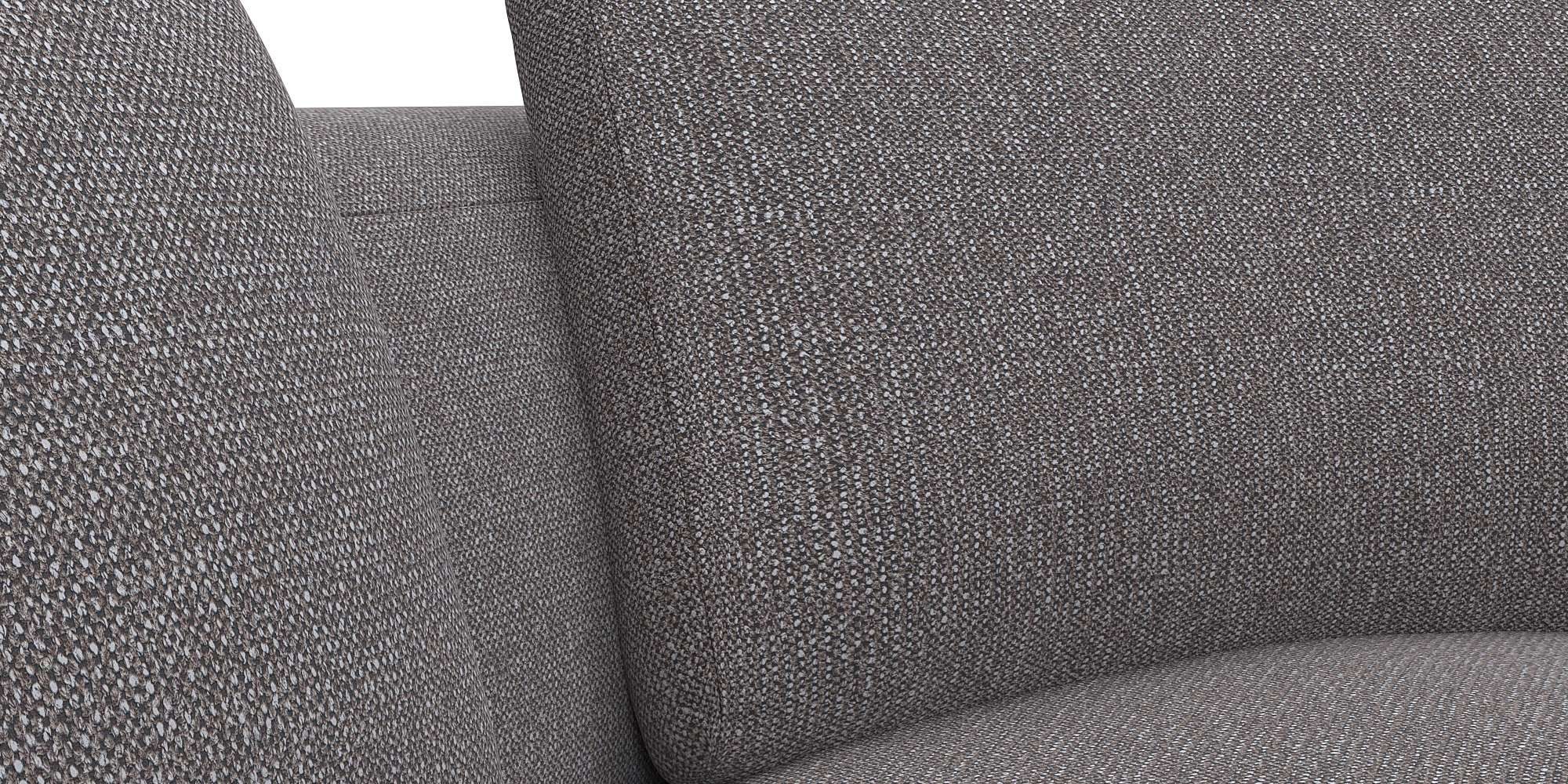 FLEXLUX Hoekbank Torino, rond, L-vorm, bankhoek met ottomane Modern, organisch bankontwerp, koudschuim, golfvering