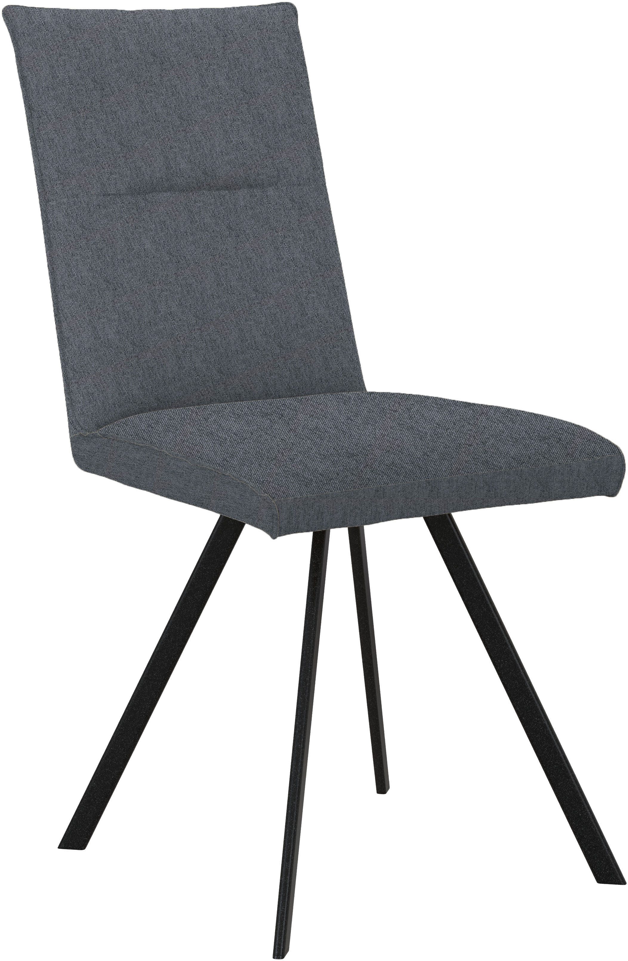 Home affaire Stoel met 4 poten Sava Metalen frame (set, 2 stuks)