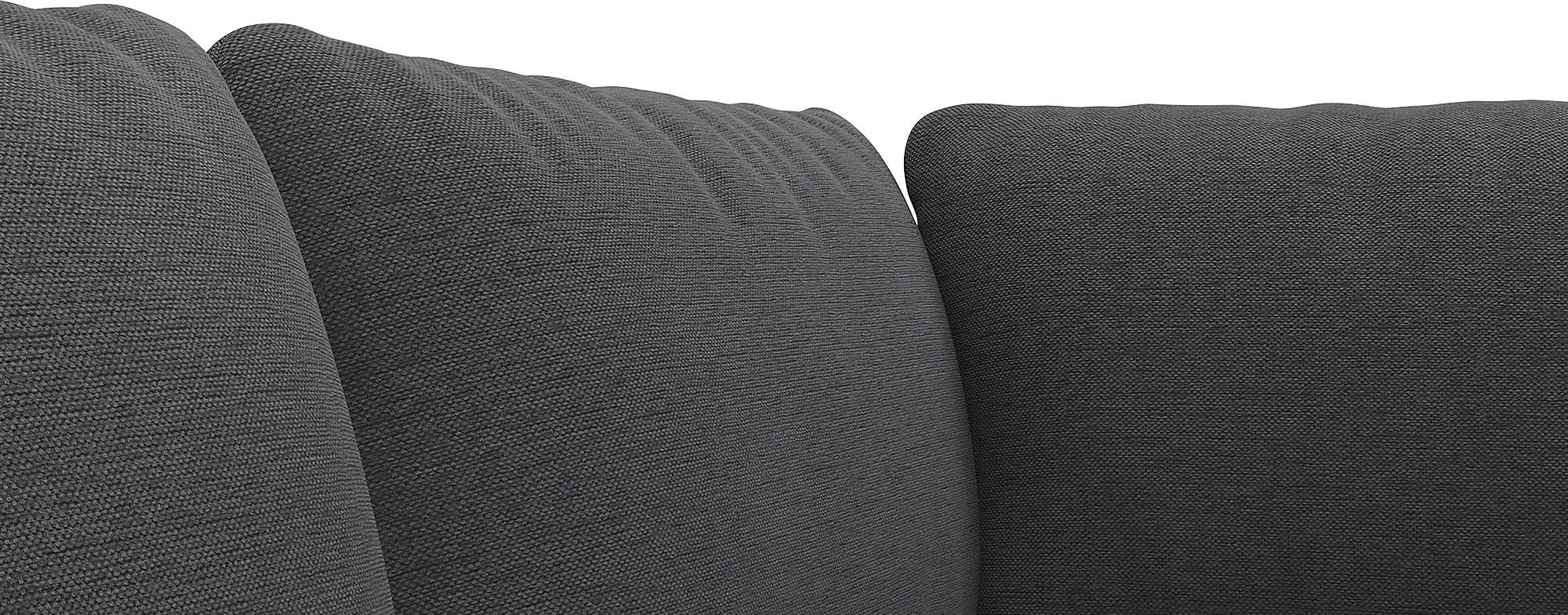 FLEXLUX Hoekbank Bolzano, elegant en comfortabel, L-vorm Zitting opgebouwd met koudschuim & staalgolven, losse zit- & rugkussens