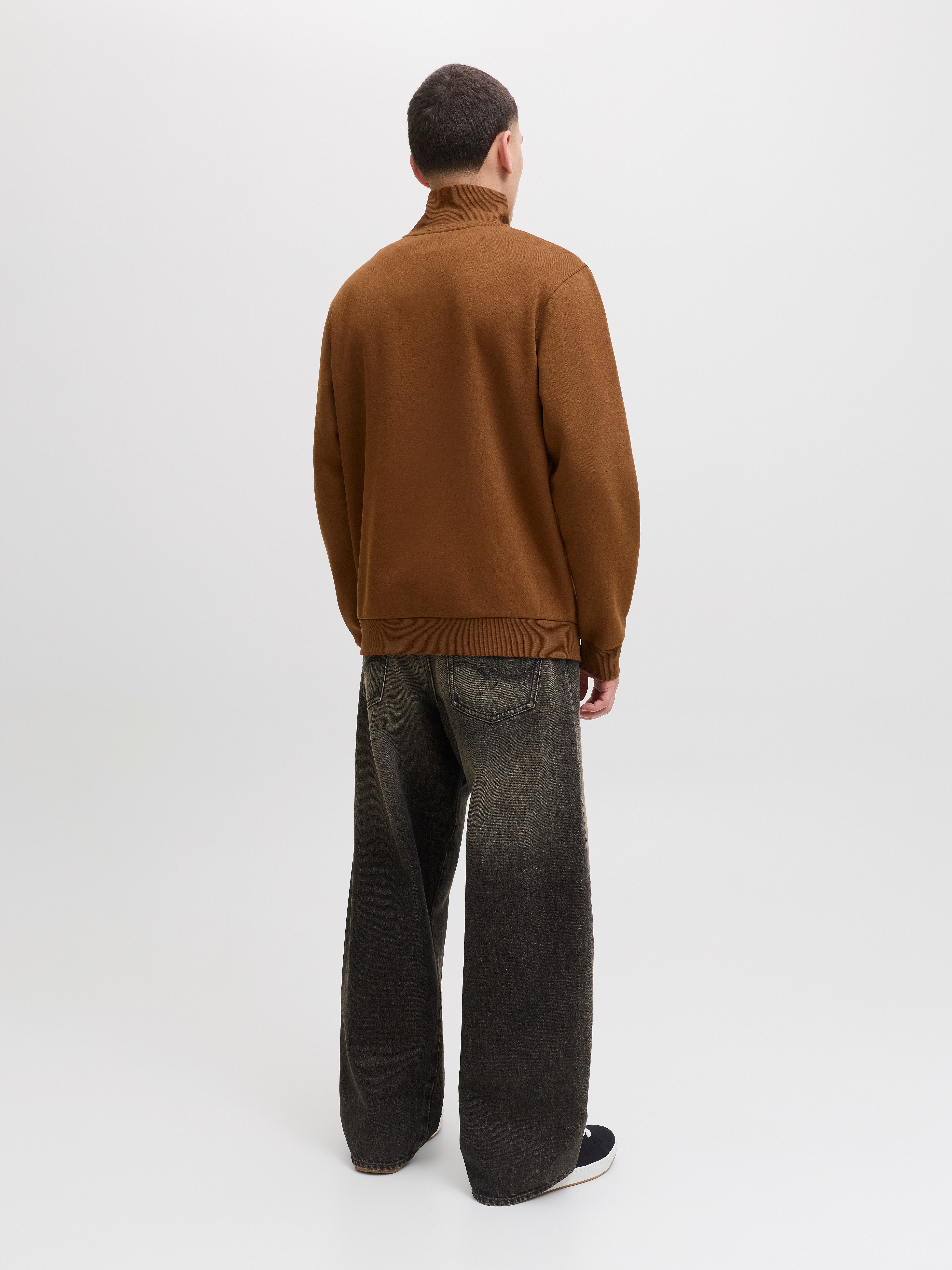Jack & Jones Sweatshirt JJEBRADLEY SWEAT HALF ZIP NOOS