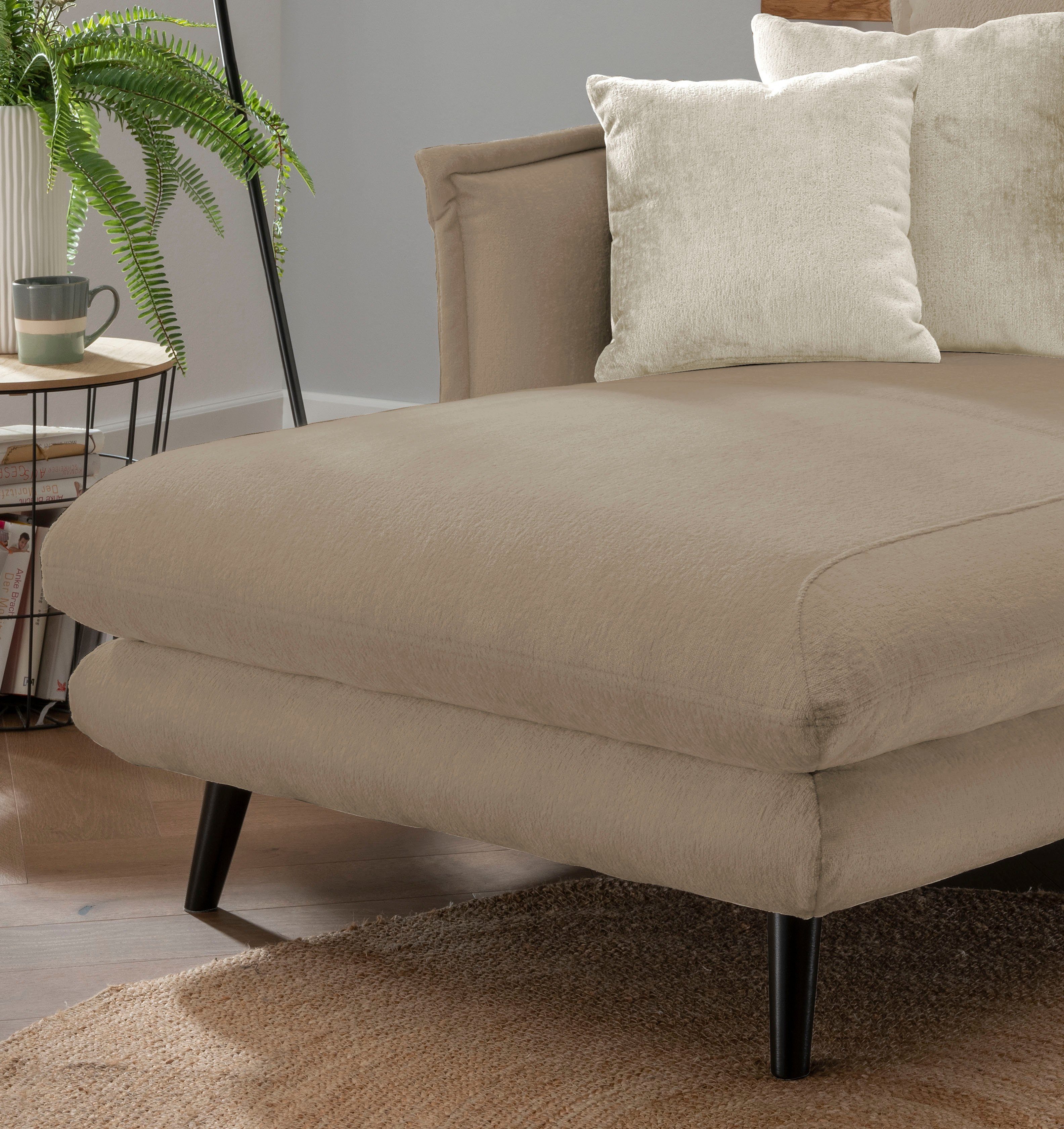INOSIGN Loveseat LAZIO moderne fauteuil met een comfortabele bekleding, 2 stuks decoratieve sierkussens
