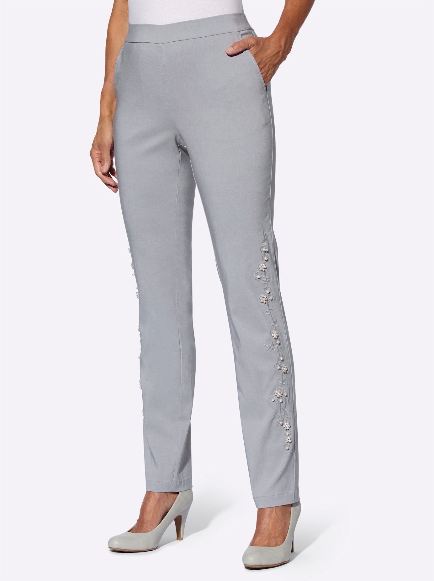Lady Geweven broek