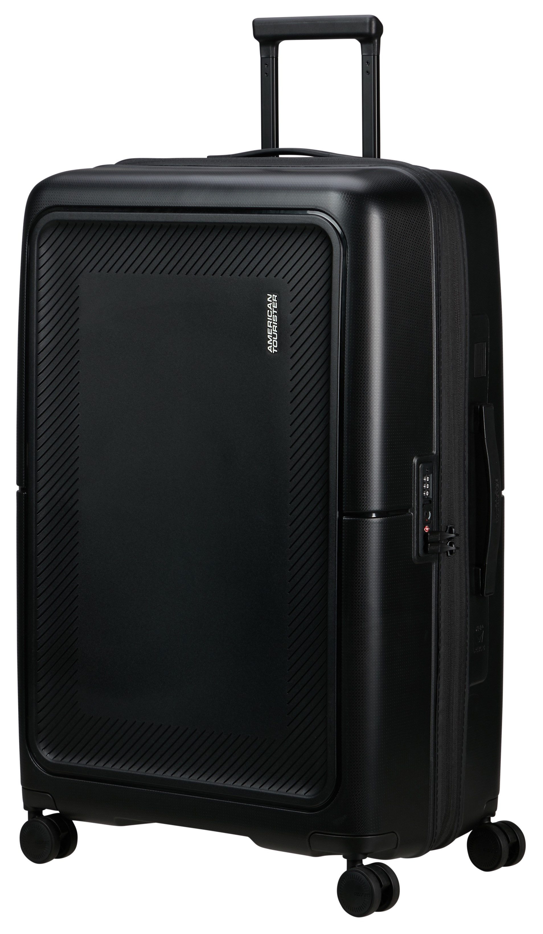 American Tourister Hardshell-trolley DASHPOP 77 Grote koffer reisbagage TSA-cijfer slot incheckbagage unisex koffers & reistassen maat 77 cm zwart