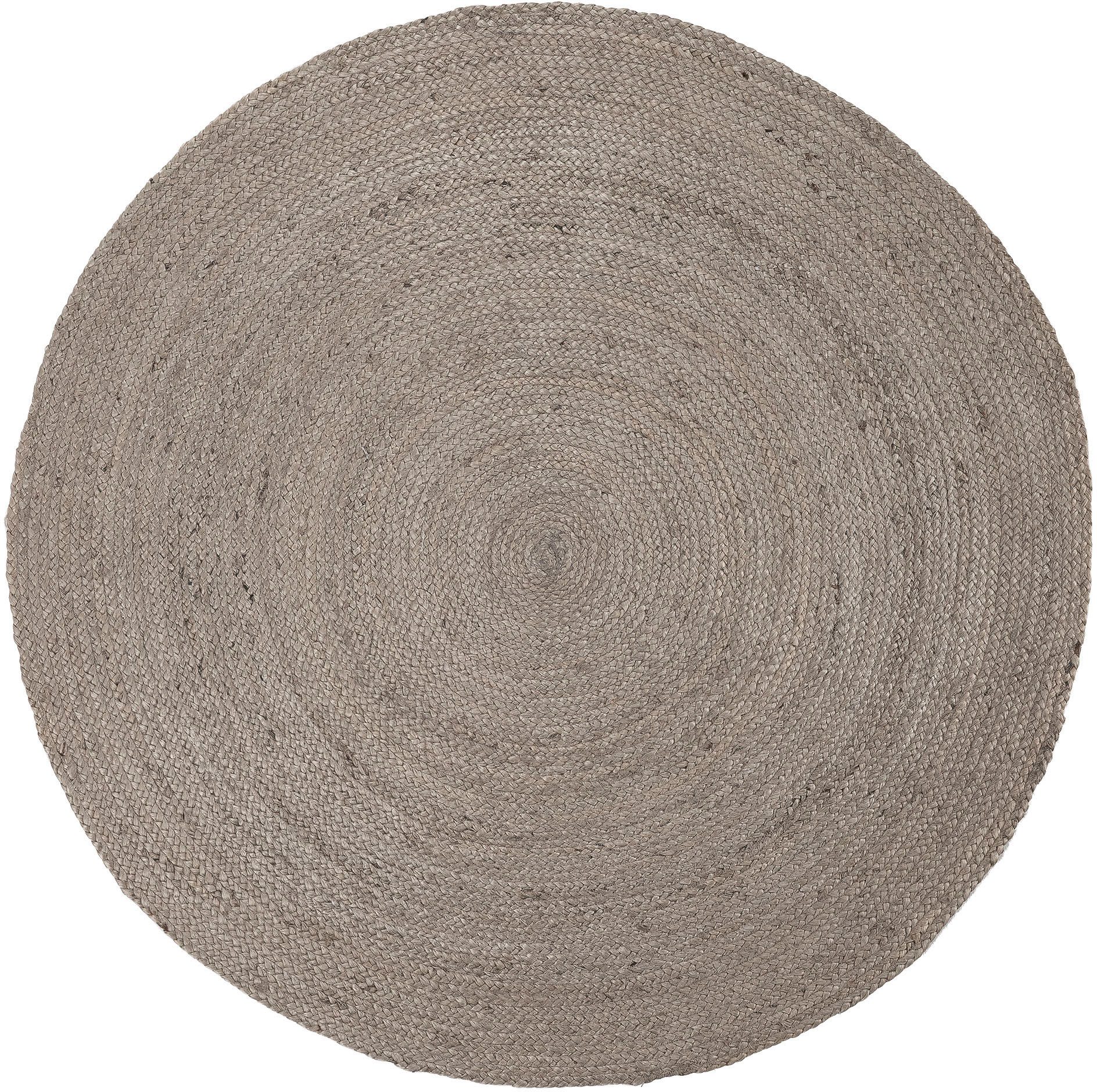 carpetfine Vloerkleed Nele jute-vloerkleed natuurmateriaal gevlochten tweezijdig te gebruiken kleed van 100% jute, in rond en ovaal, vele maten