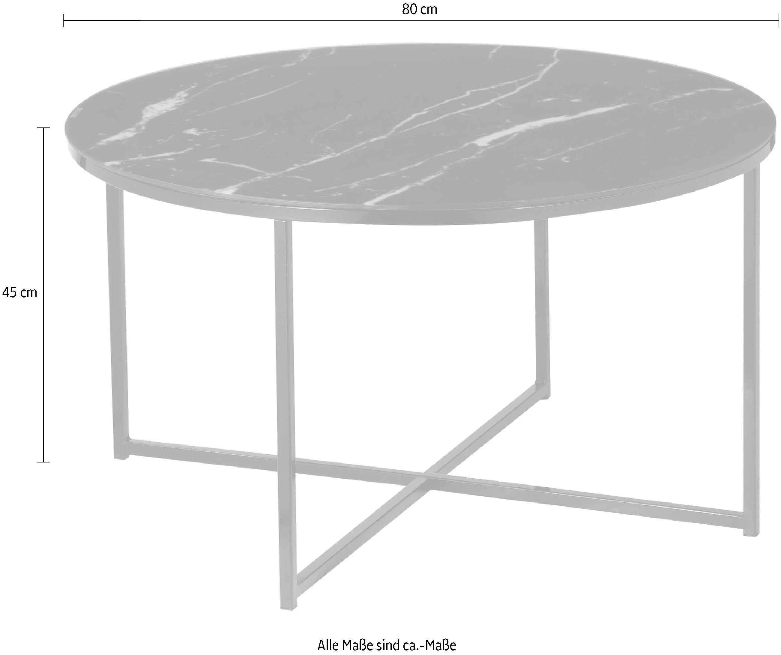 SalesFever Salontafel Tafelblad in marmerlook