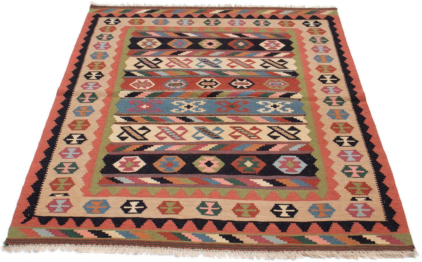 morgenland Wollen kleed Hamadan medaillon 130 x 82 cm Handgeknoopt