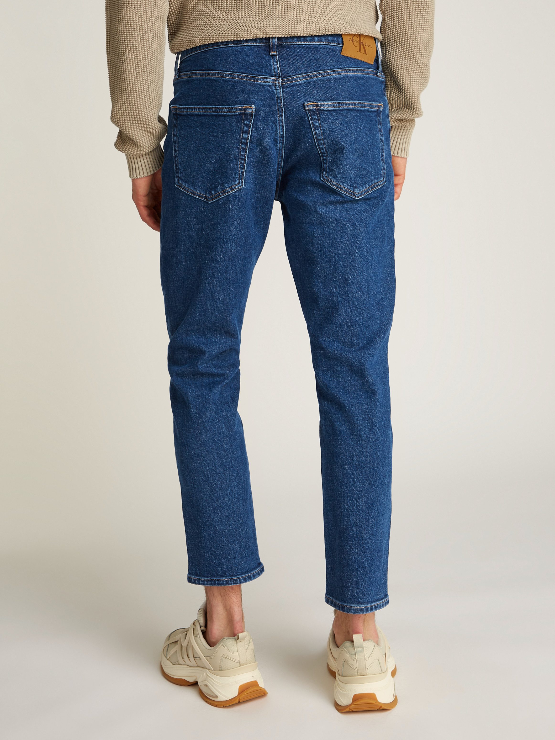Calvin Klein Straight jeans DAD JEANS Logodruk, muntzakje