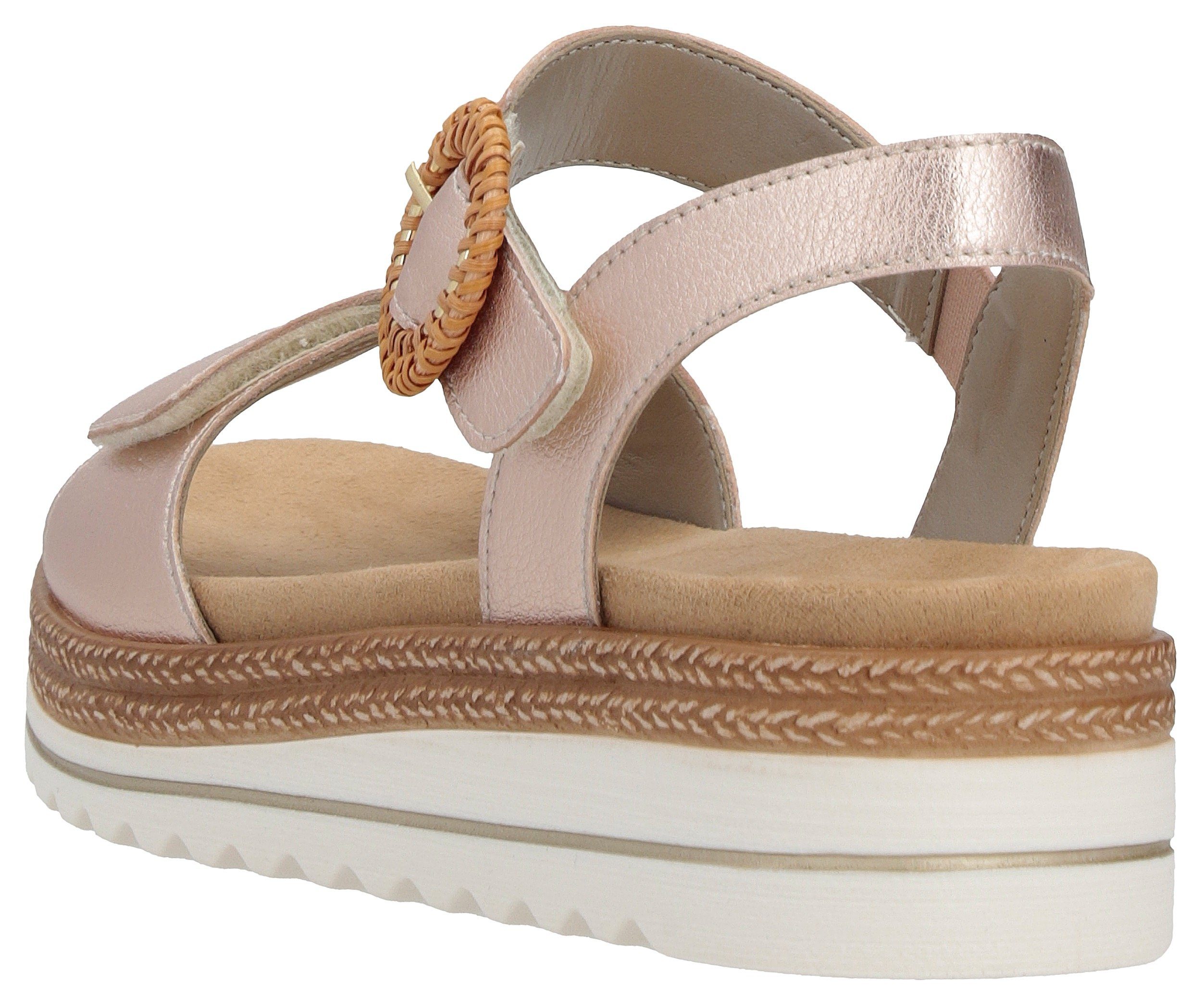 Remonte Sleehaksandaaltjes , zomerschoen, sandalen met bandjes en praktische klittenbandsluitingen