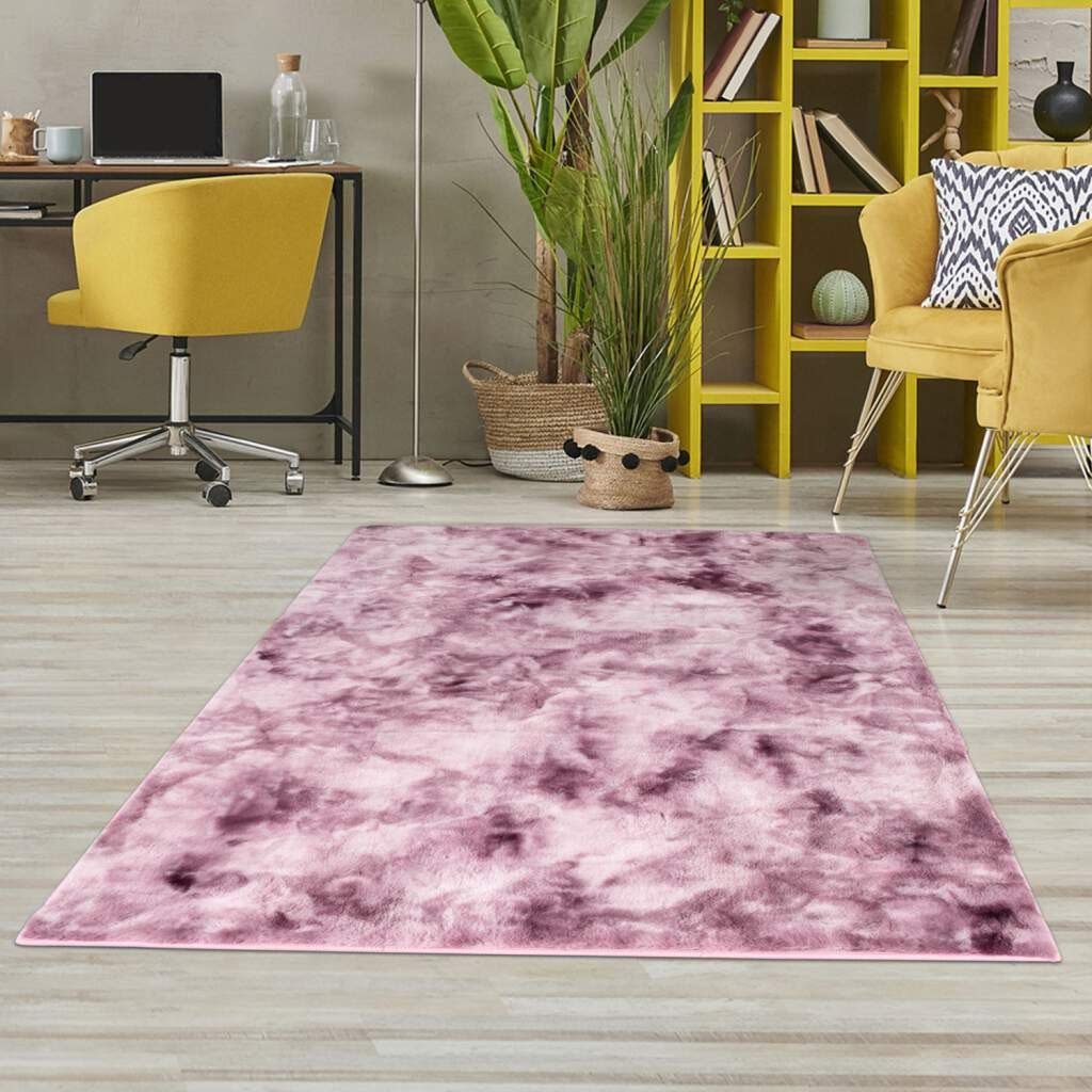 Carpet City Hoogpolig vloerkleed TOLEDO500 bijzonder zacht, 3d-effect, unikleuren