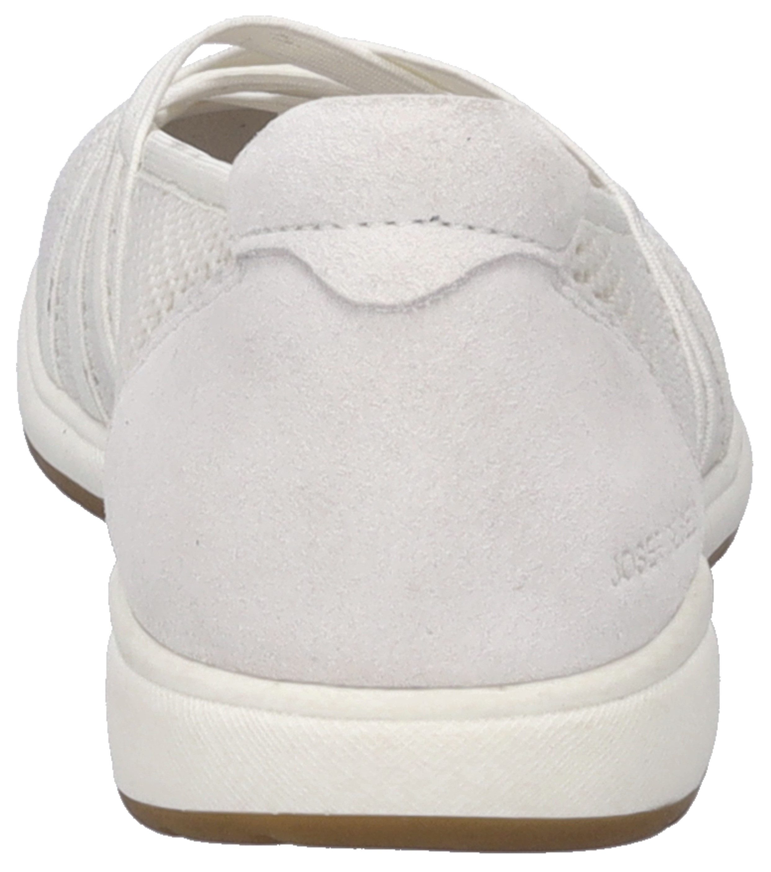 Josef Seibel Ballerina's met riempje Caren 67 , slipper, sneaker, instapschoen met metallic inzet op de hiel