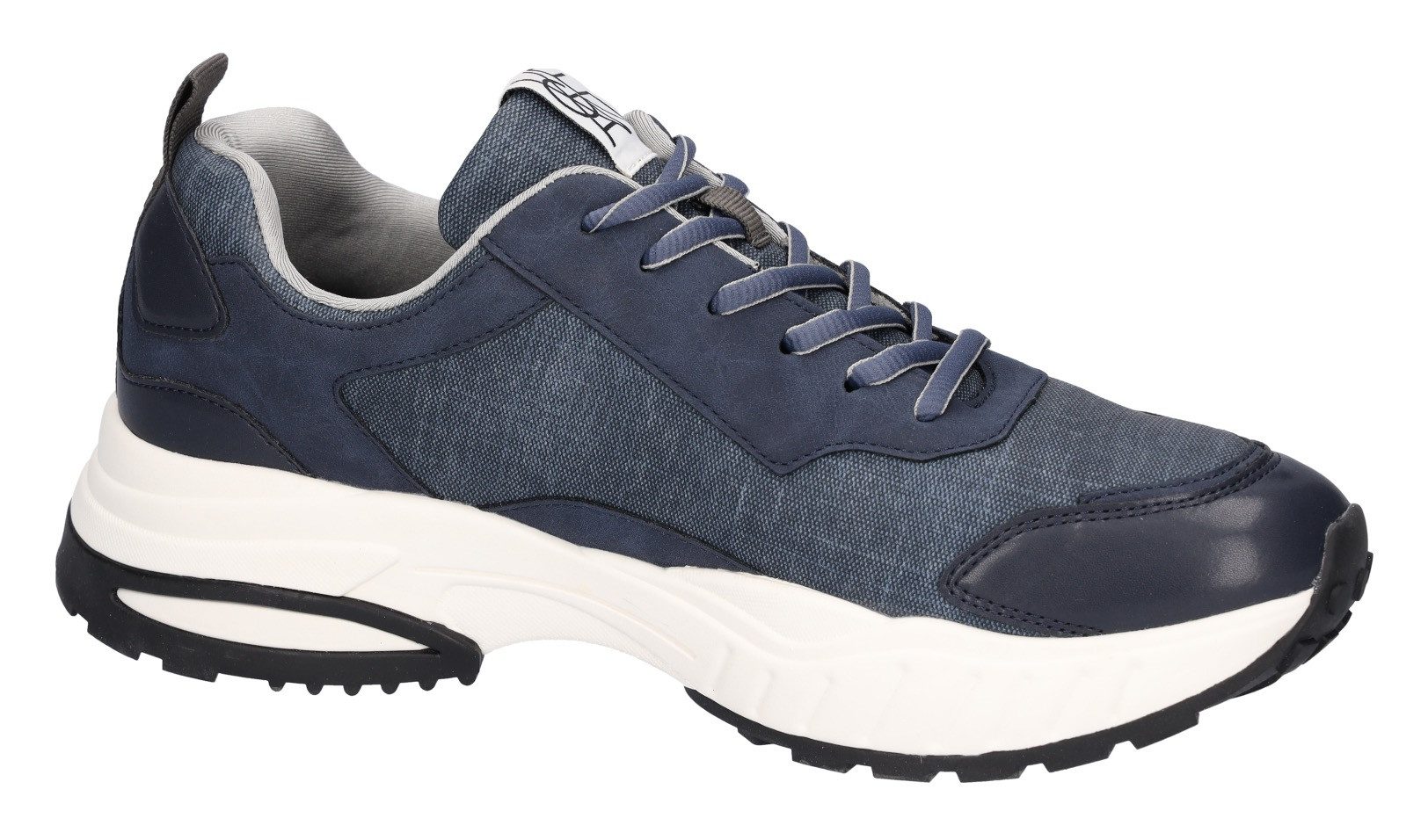 Waldläufer Sneakers H-PERO , lage schoen, veterschoen, vrijetijdsschoen, comfortbreedte h (= zeer breed)