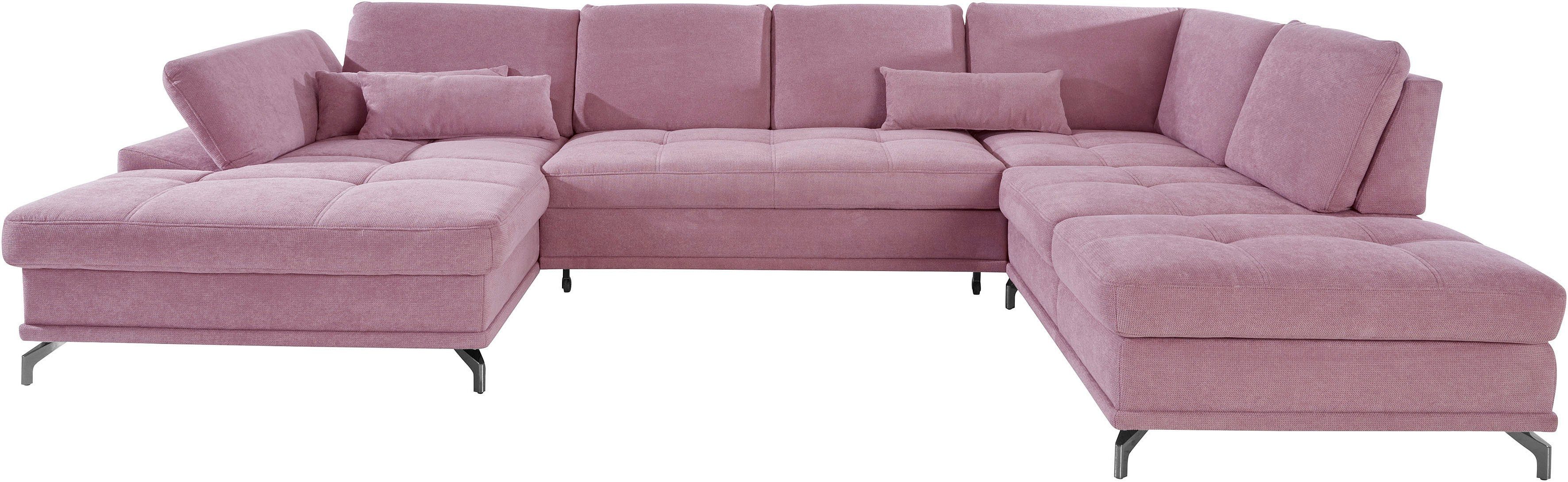 Places of Style Zithoek Costello U-vorm, met zitdiepteverstelling, armleuningverstelling en