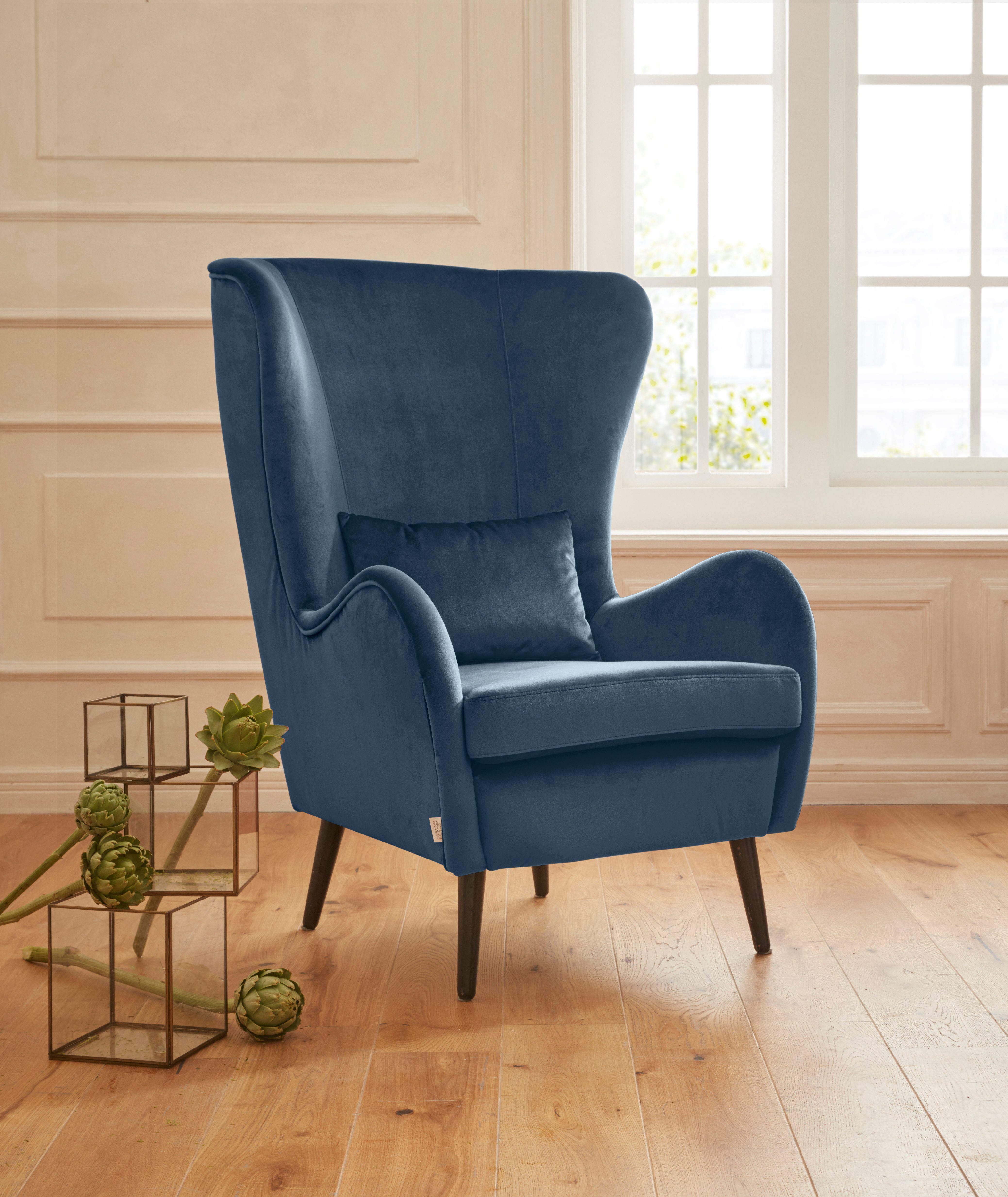 Home affaire Fauteuil Sallito, oorfauteuil, TV-stoel voor woonkamer, ook in velours cord