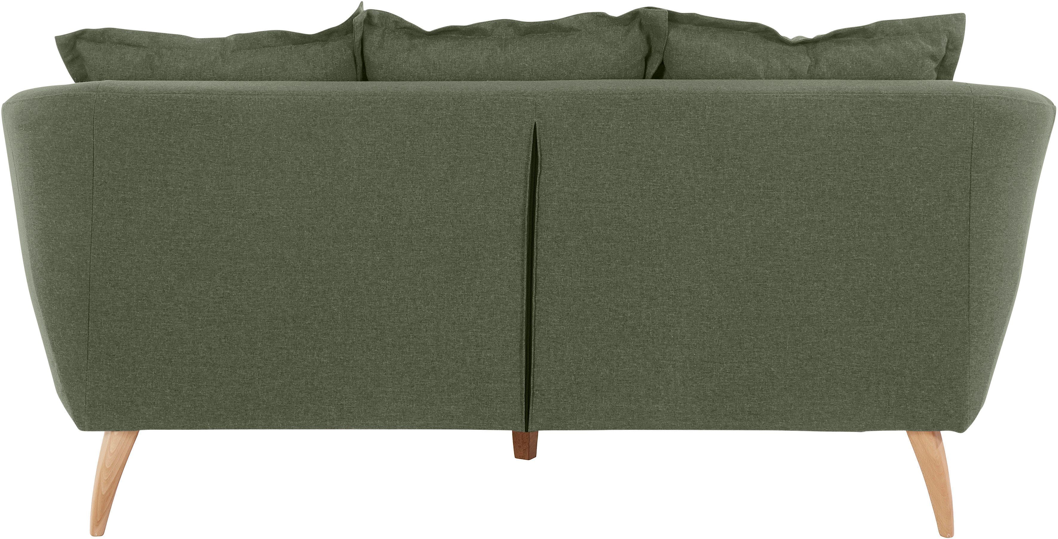 Home affaire 2,5-zitsbank Baggio modern en romantisch design, comfortabel