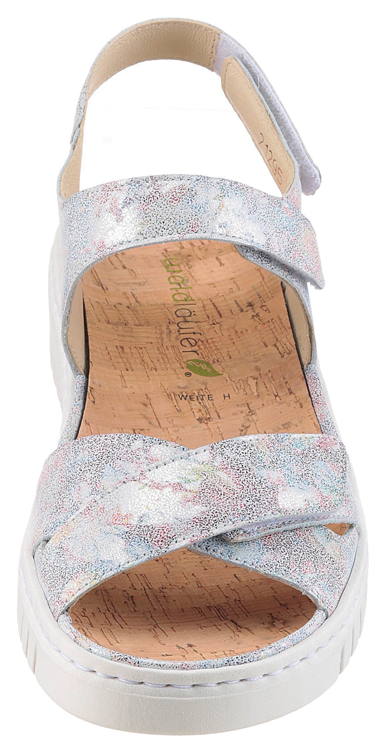 Waldläufer Plateausandalen H-Willow , klittenbandschoen, zomerschoen, comfort-schoen in comfortbreedte h (= zeer breed)
