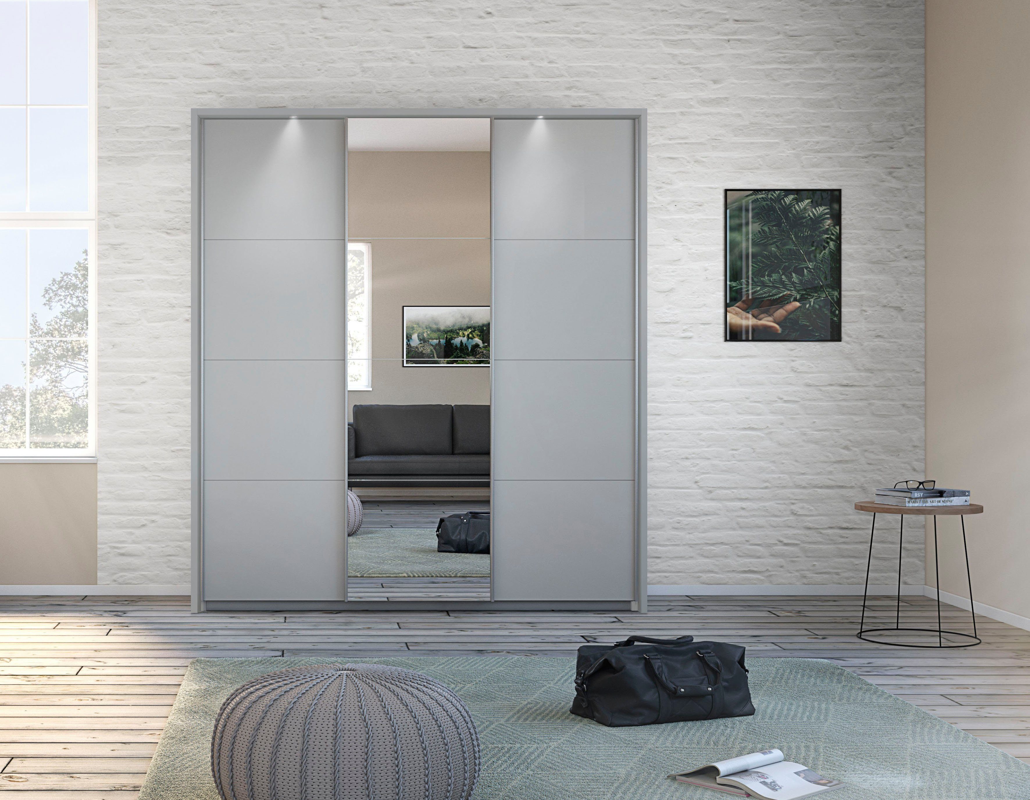 rauch Zweefdeurkast Kledingkast TOMA met passe-partout incl. rek inzet en extra legplanken made in germany