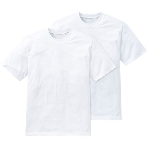 T-shirts Schiesser American T-Shirt Round Neck White ( 2 pack)